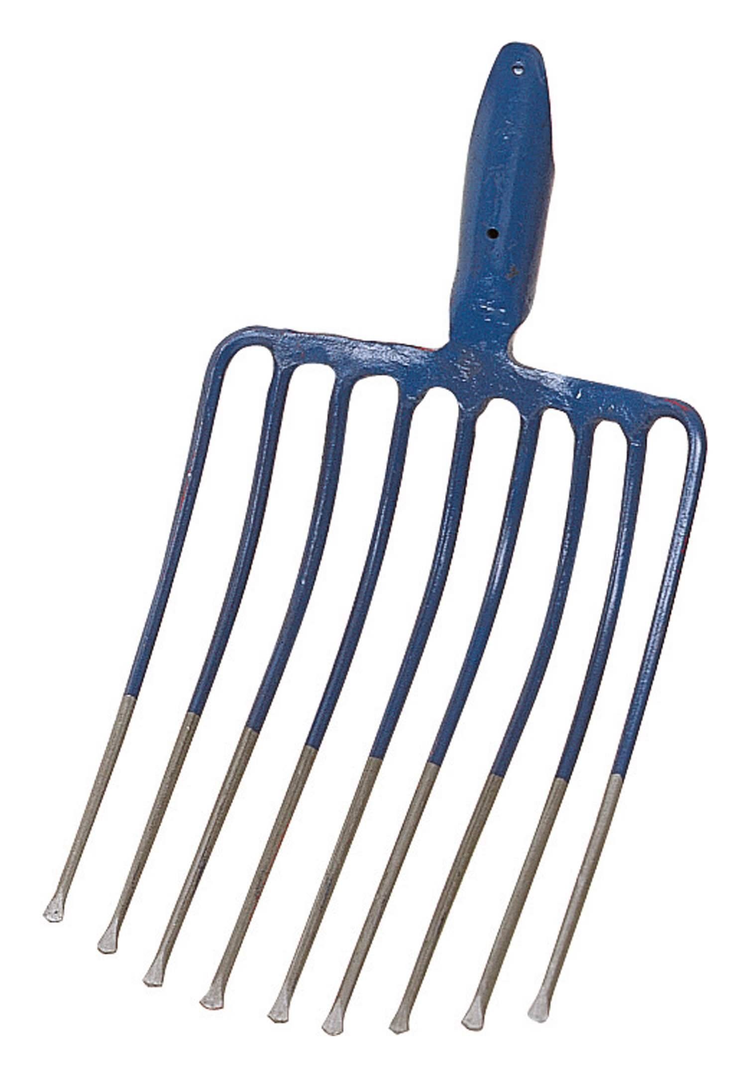 IDEALSPATEN Spatengabel, Steingabel 9 Zinken mit Federdülle