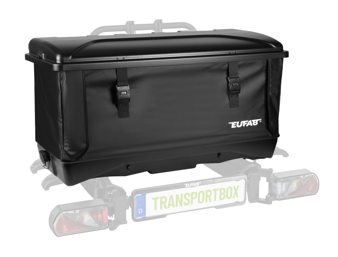 EUFAB Dachfahrradträger EUFAB Transportbox für Fahrradträger abschließbar