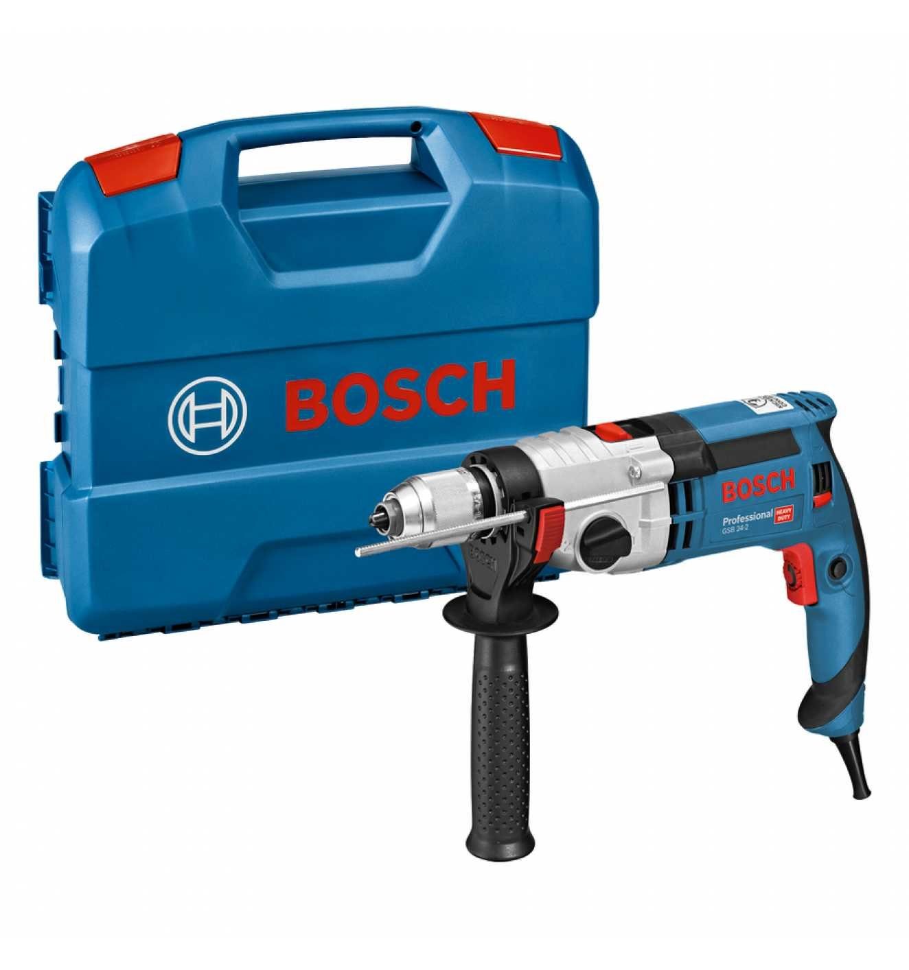 1900,00 max. U/min, Bosch GSB in L-Case 24-2, Schlagbohrmaschine Professional