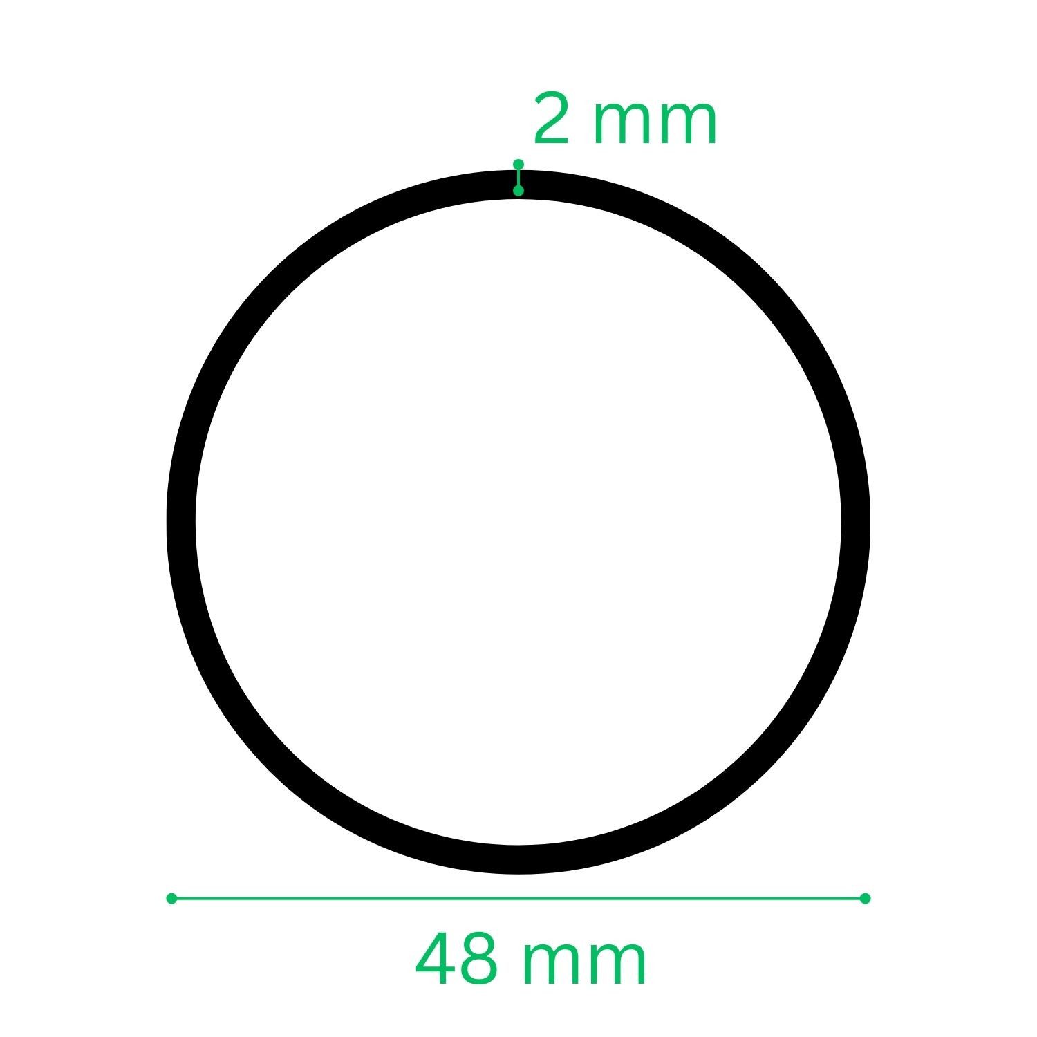 Hama 2m Antennenmast Mast Ø 48mm Satmast Silber SAT-Antenne (für SAT Satellitenschüssel Antenne Spiegel aus feuerverzinktem Stahl)