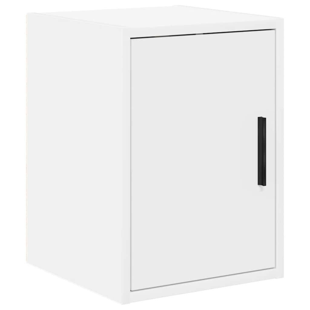vidaXL Aktenschrank 30 x 30 x 41 cm Garagen-Wandschrank Weiß Spanplatte