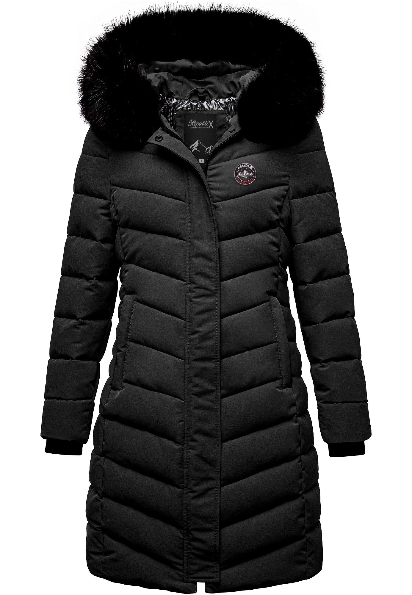 REPUBLIX Winterjacke AITANA Damen Gefütterte Dicke Winter Jacke Mantel Park günstig online kaufen