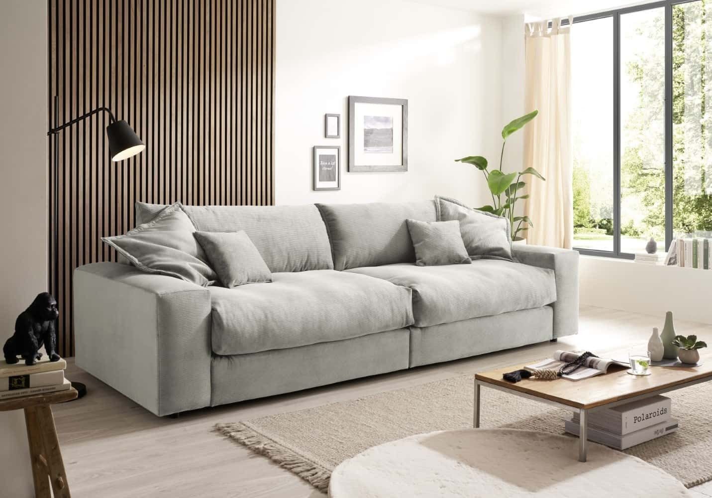 ED EXCITING DESIGN Big-Sofa Big Sofa Kamil, Lose Rückenkissen