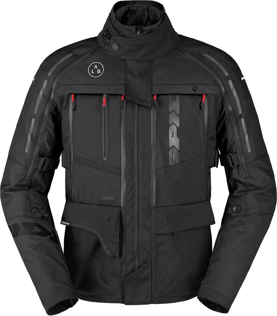 SpiDi Motorradjacke 4 Season V3 H2Out wasserdichte Textil Jacke Wasserdicht protektoren wasserdichte