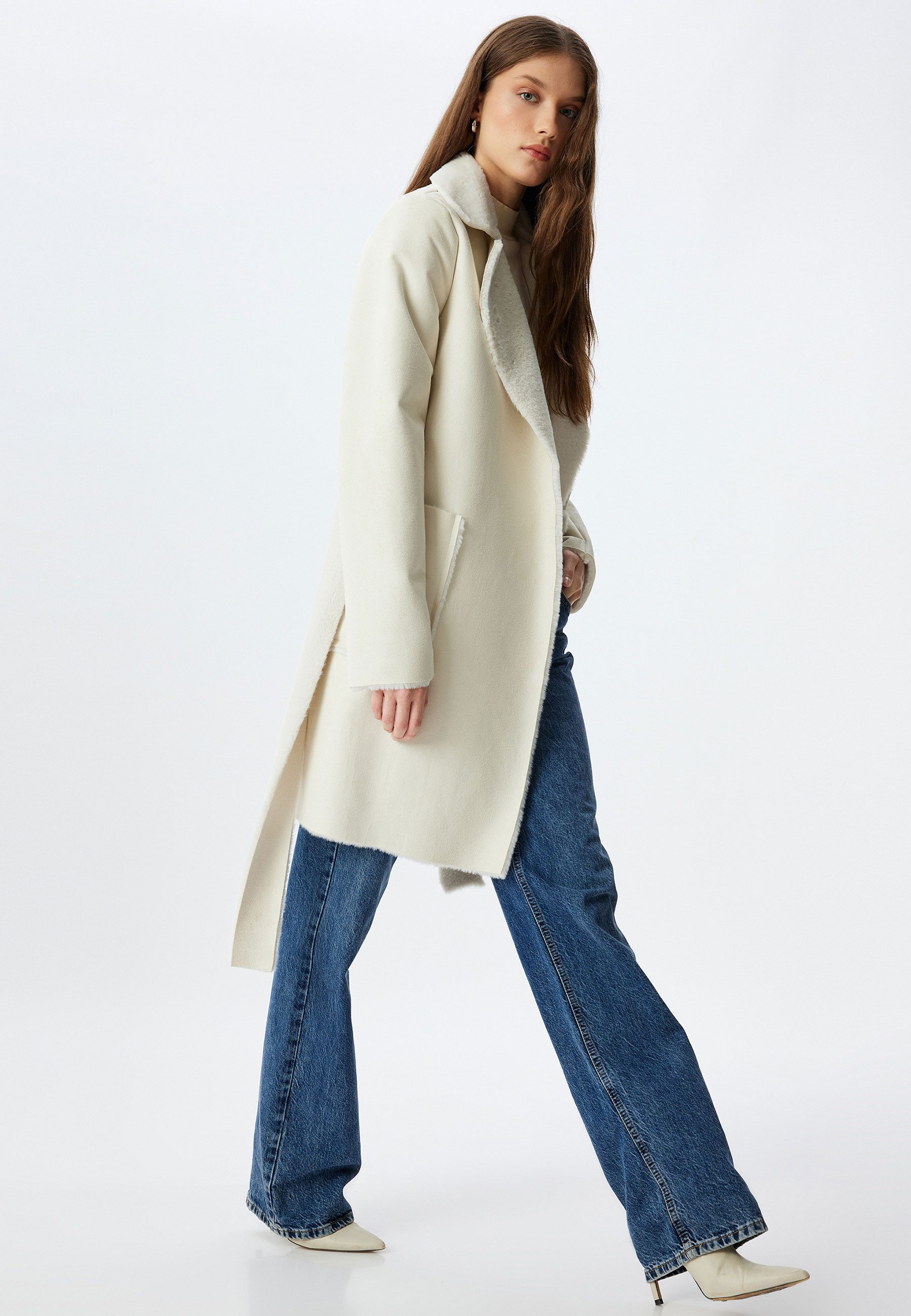 Langmantel Regular Jacket Kragen