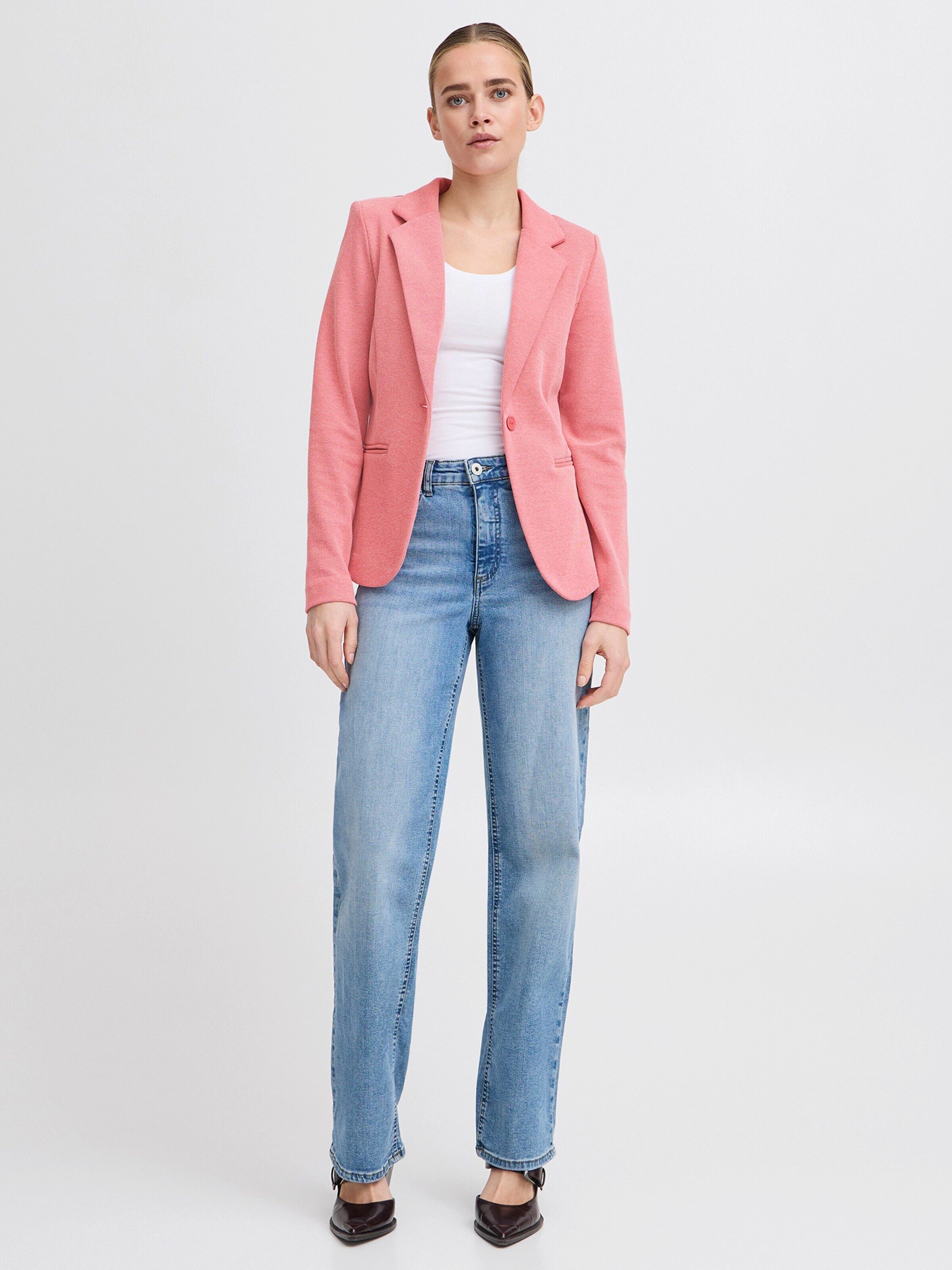 Ichi Kurzblazer (1-tlg) Plain/ohne Details