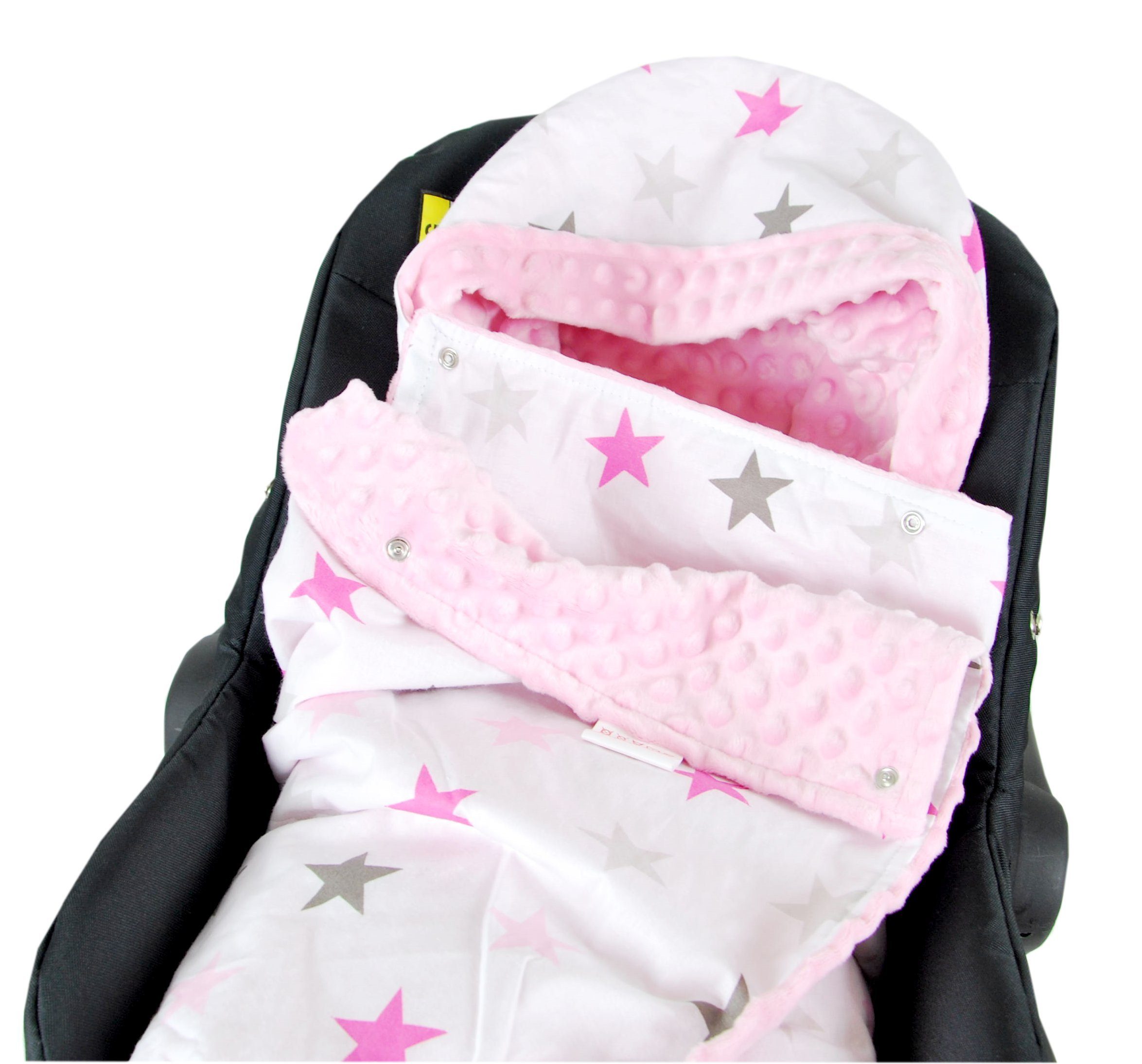 Einschlagdecke BabyLux Baby EINSCHLAGDECKE Babyschale 90x90 günstig online kaufen