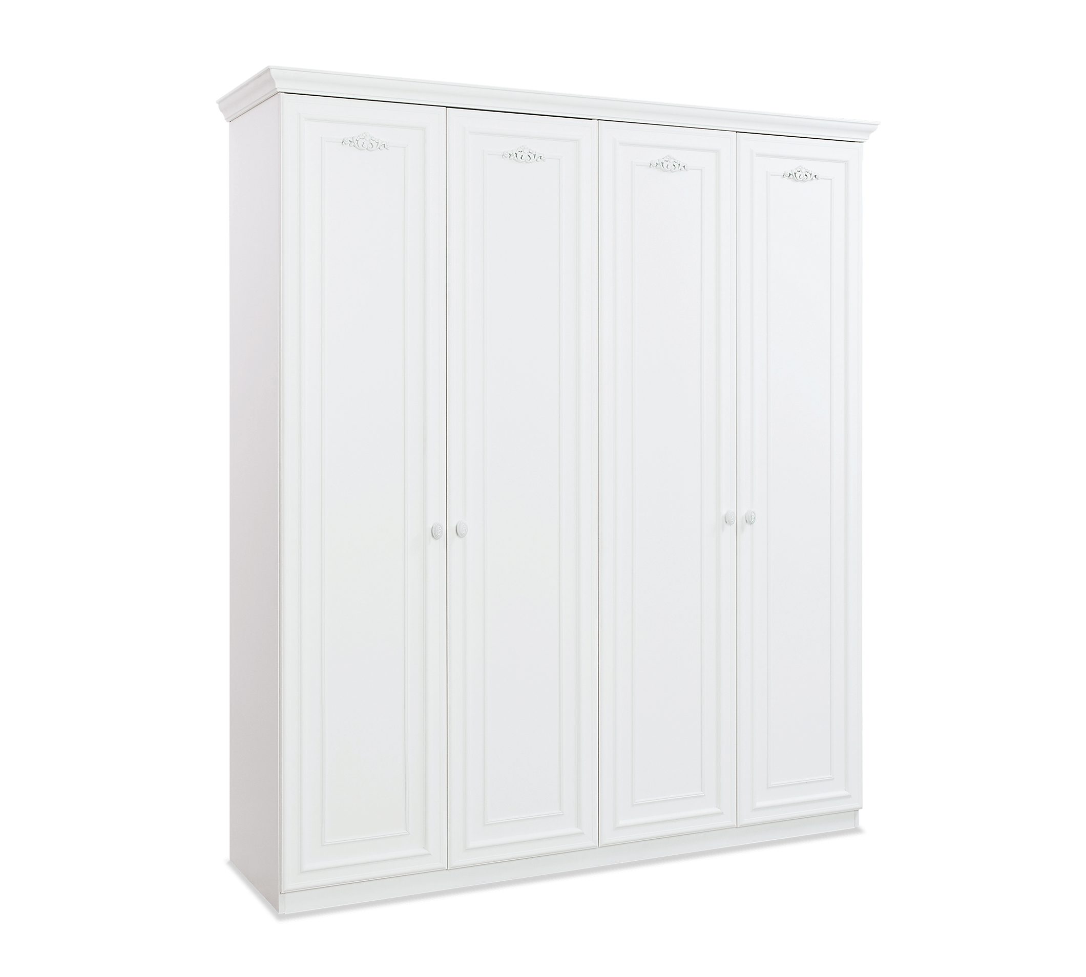 Möbel-Zeit Kleiderschrank ROMANTICA, 4-türig