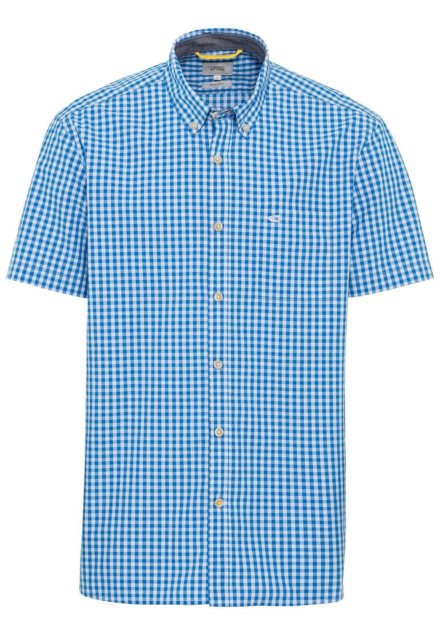 Trachtenhemd Herren Karo Baumwolle - Oktoberfest Hemd Langarm In Rot, Blau, Schwarz, Grün