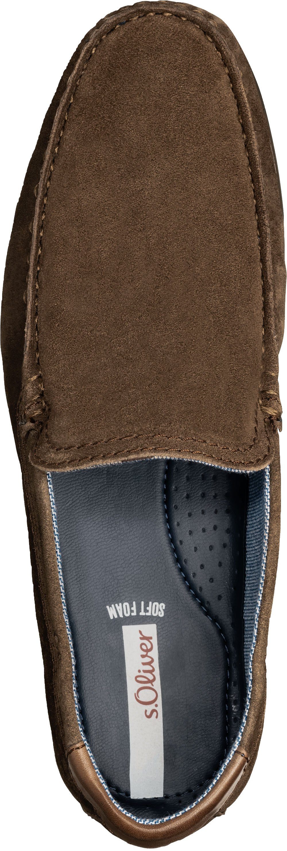 s.Oliver Mokassin klassische Mokassin-Naht