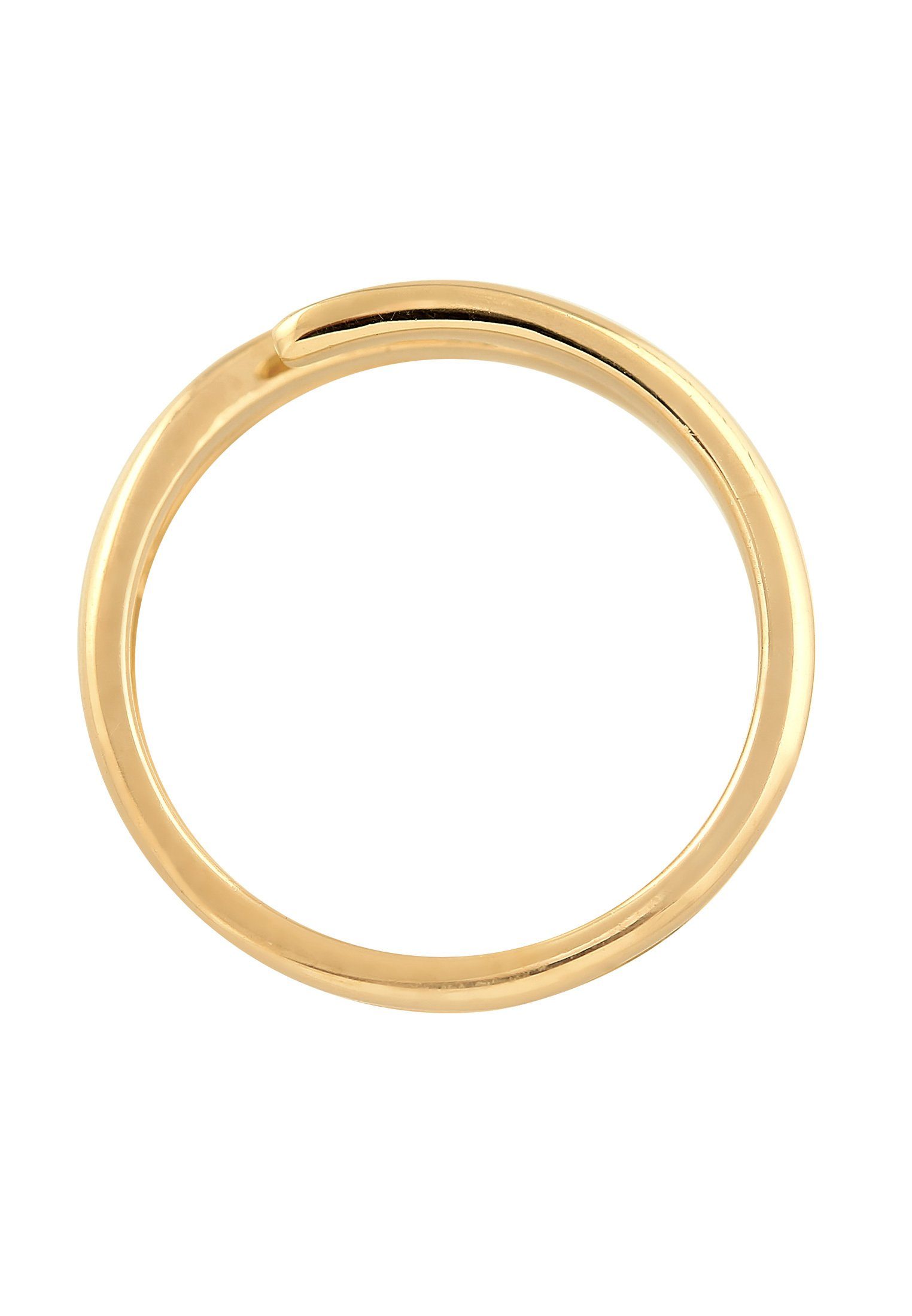 Wickelring Fingerring Silber, Ring 925 Statement Elli Filigran Pinky Gold