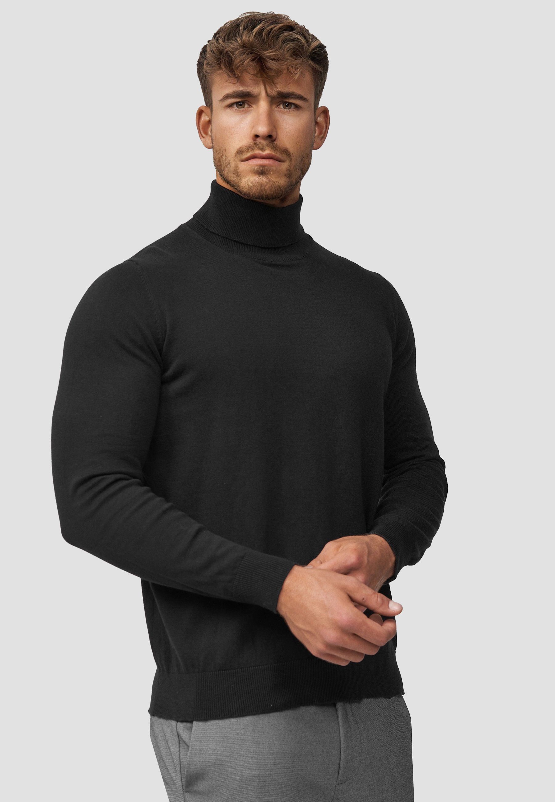 Indicode Rollkragenpullover Herren Eldo Strickpullover Herrenpullover