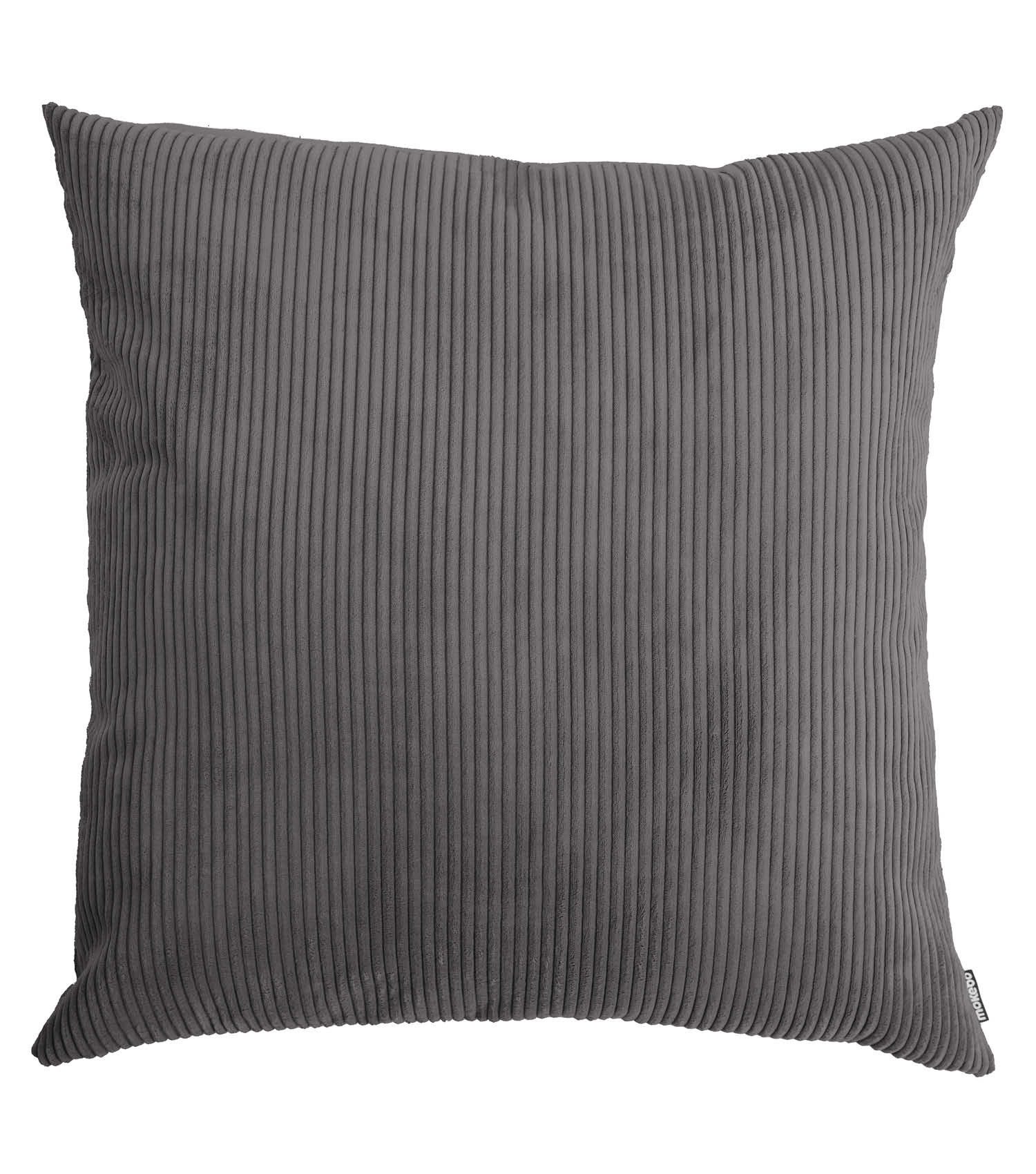 mokebo Sofakissen Das Anschmiegsame, (aus Cordstoff), auch als XXL Couchkissen, Riesenkissen oder Декоративні подушки in Anthrazit