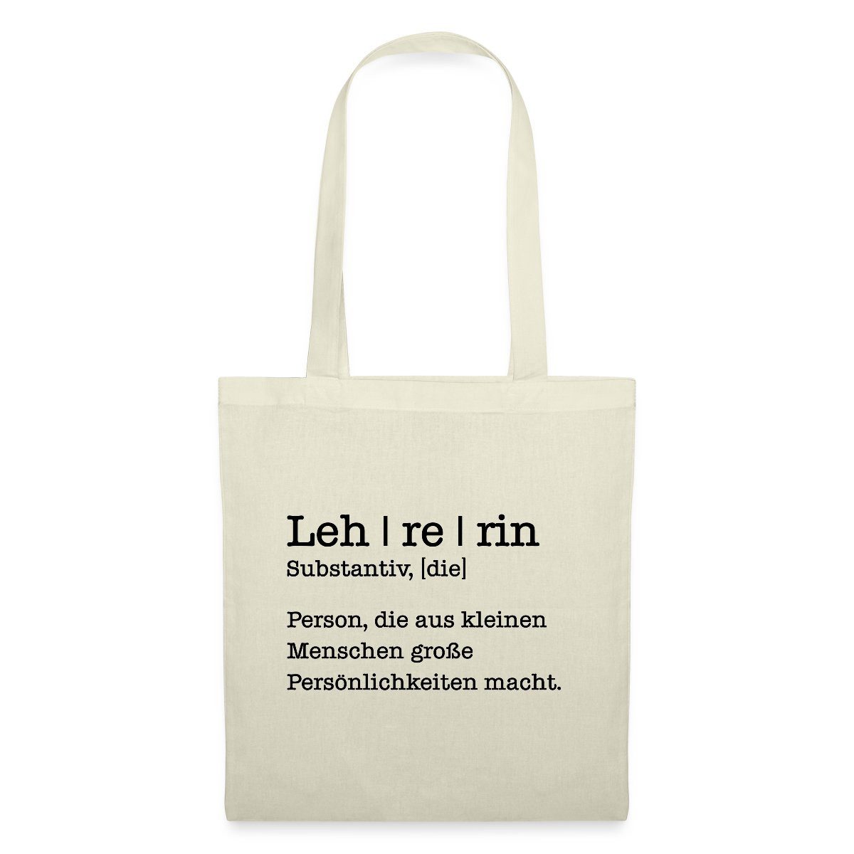 Henkeltasche Definition Lehrerin Abschiedsgeschenk Stoffbeutel