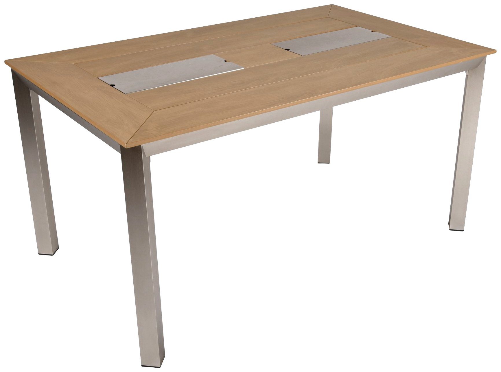 Garden Pleasure Garten-Essgruppe FLORENCE, (7-tlg), mit platzsparenden Stapelstühlen