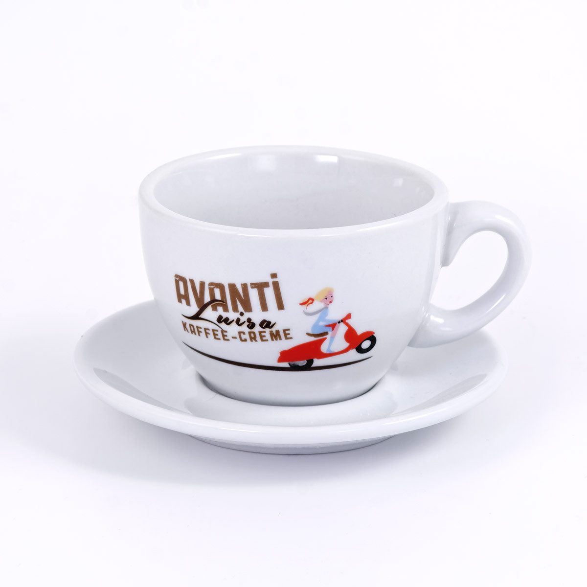 LK Trend & Style Tasse AVANTI - Milchkaffeetasse - 2er Set, Porzellan, dickwandig und äußerst robust verarbeitet. – Bild 2 von 2