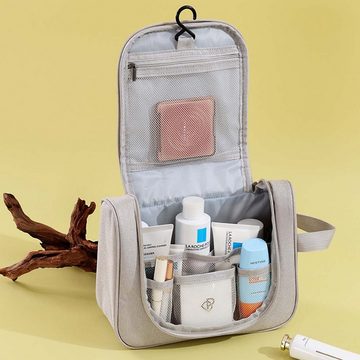 FIDDY Kosmetiktasche Hakenartiger Reise-Kulturbeutel mit großem Fassungsvermögen (Tragbare Kosmetik-Aufbewahrungstasche für die Reise, tragbare Kosmetiktasche, 1-tlg)