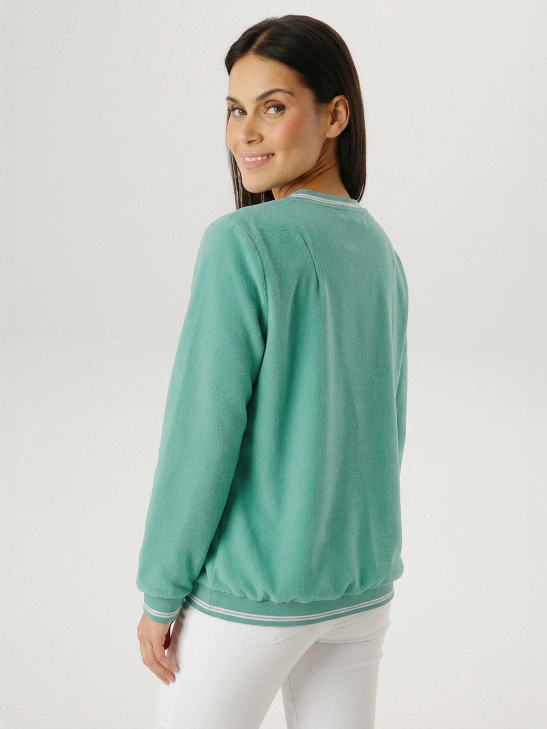 Aniston SELECTED Shirtbluse mit sportiven Bündchen