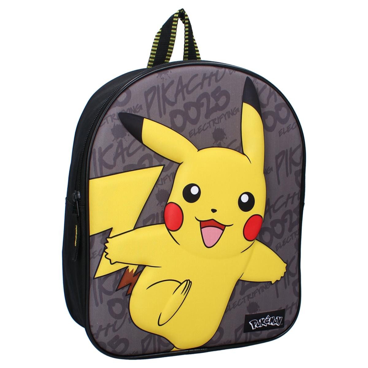 Vadobag Freizeitrucksack Kinderrucksack 9 Liter Pokemon Pikachu Simply Special 3D (1-tlg), 3D