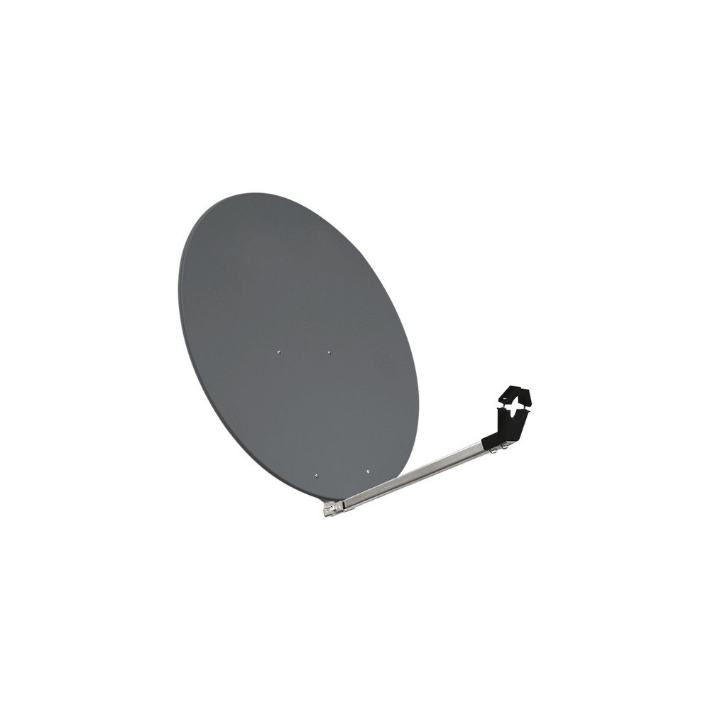 Megasat Megasat Sat-Spiegel 80cm Anthrazit - Antenne Stabantenne (beste Empfang), Stabiler Stahlaufbau