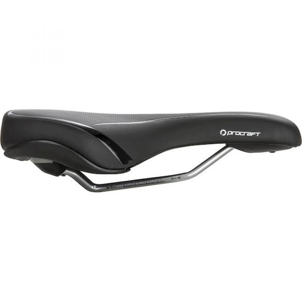 Procraft Fahrradsattel Procraft Sattel Comfort Plus Lady 262 x 192 mm schwarz - komfortabler