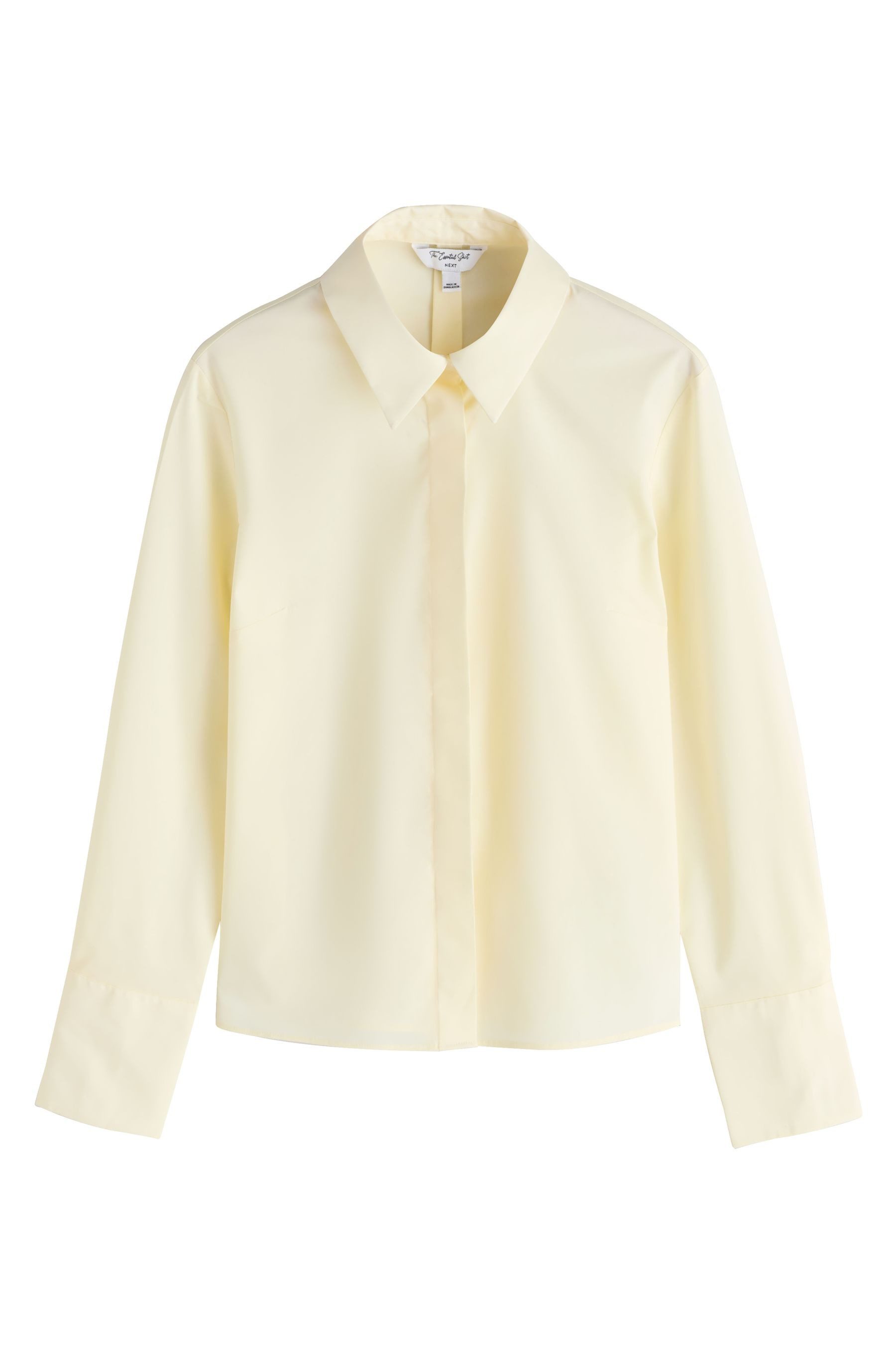 Next Langarmhemd Körpernahes Essential Langarmshirt mit Stretch (1-tlg) günstig online kaufen