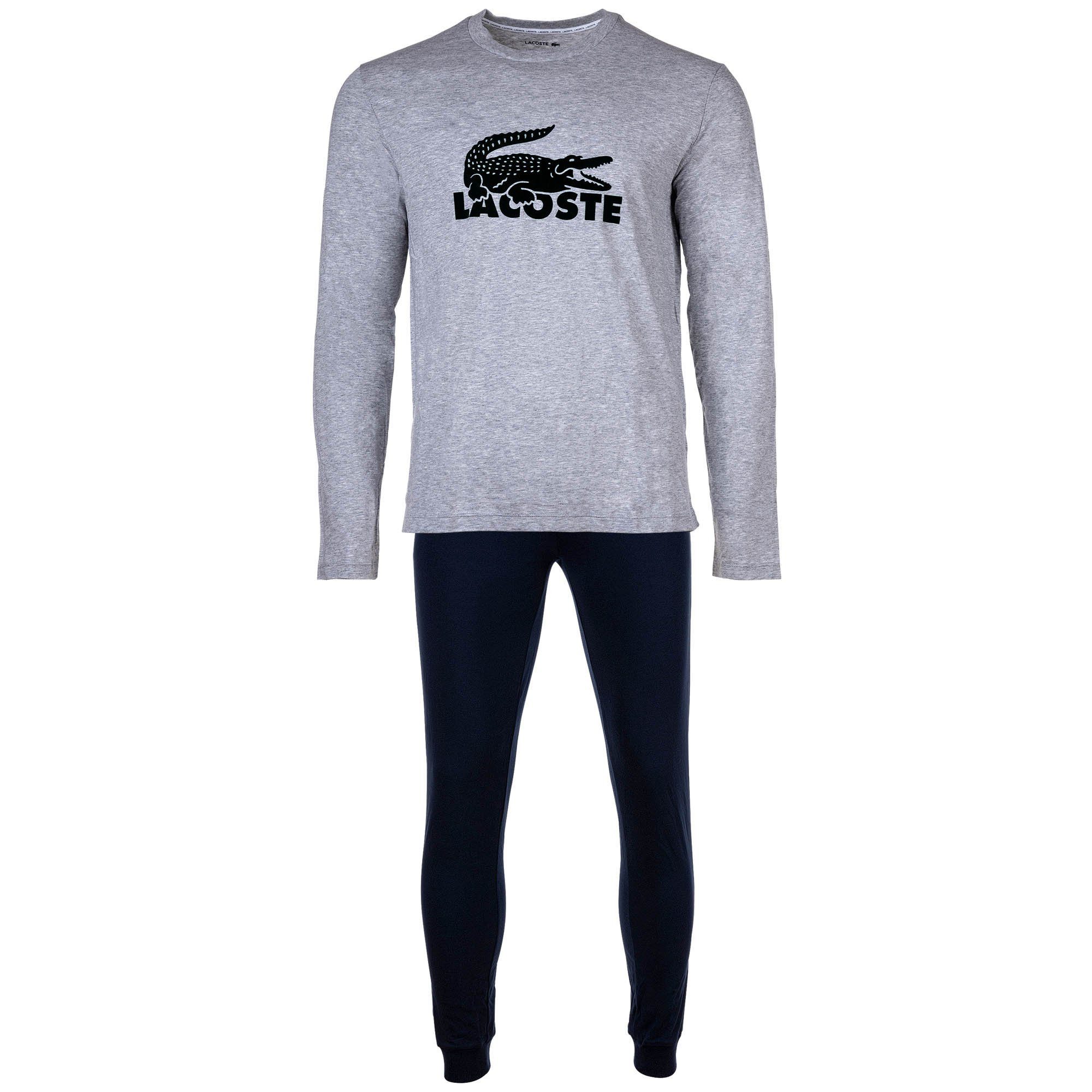 Lacoste Pyjama Herren Pyjama Baumwolle SET günstig online kaufen