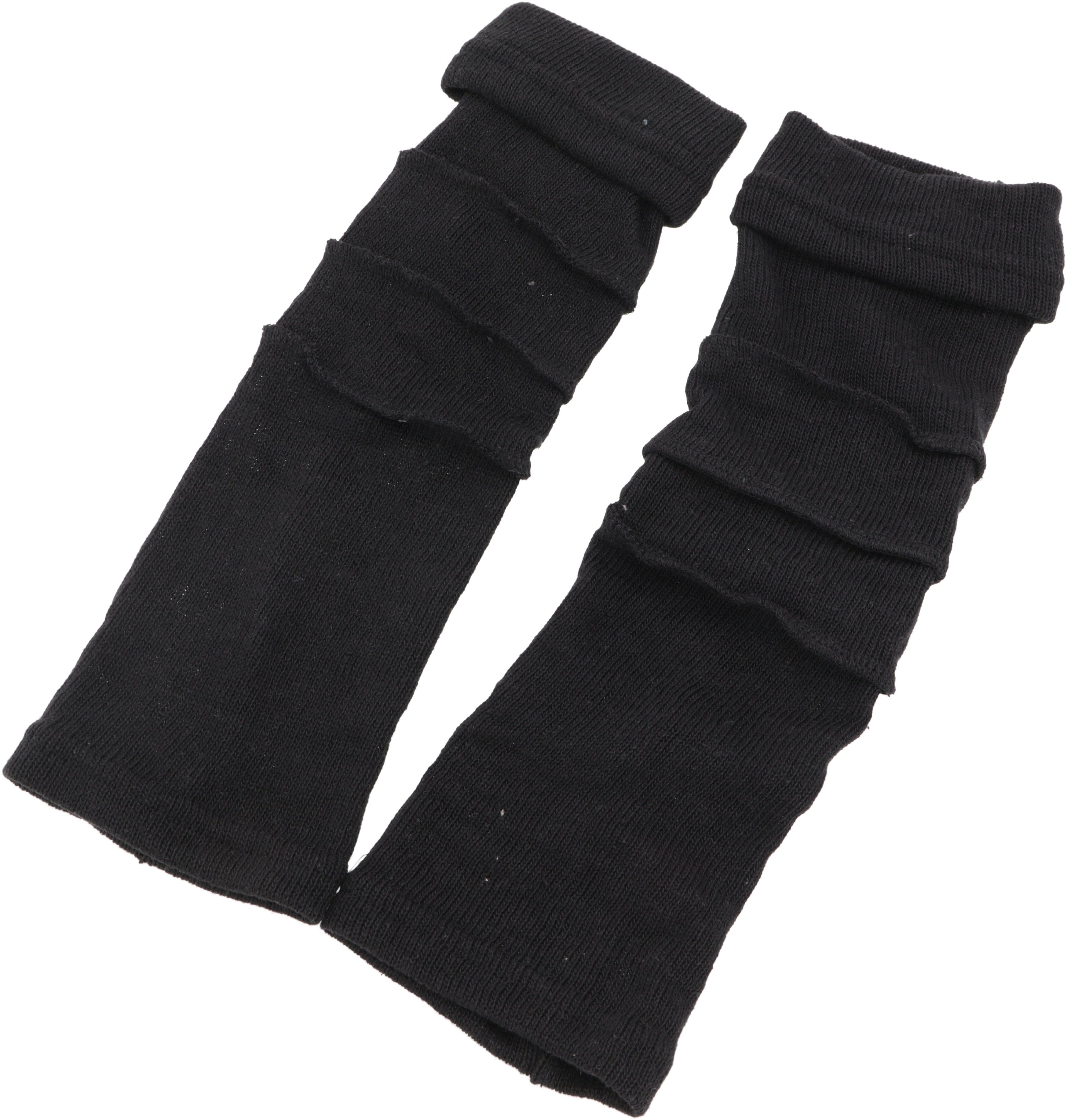 Guru-Shop Haussocken Beinstulpen, Feinstrick Stulpen mit Overlock -.. günstig online kaufen