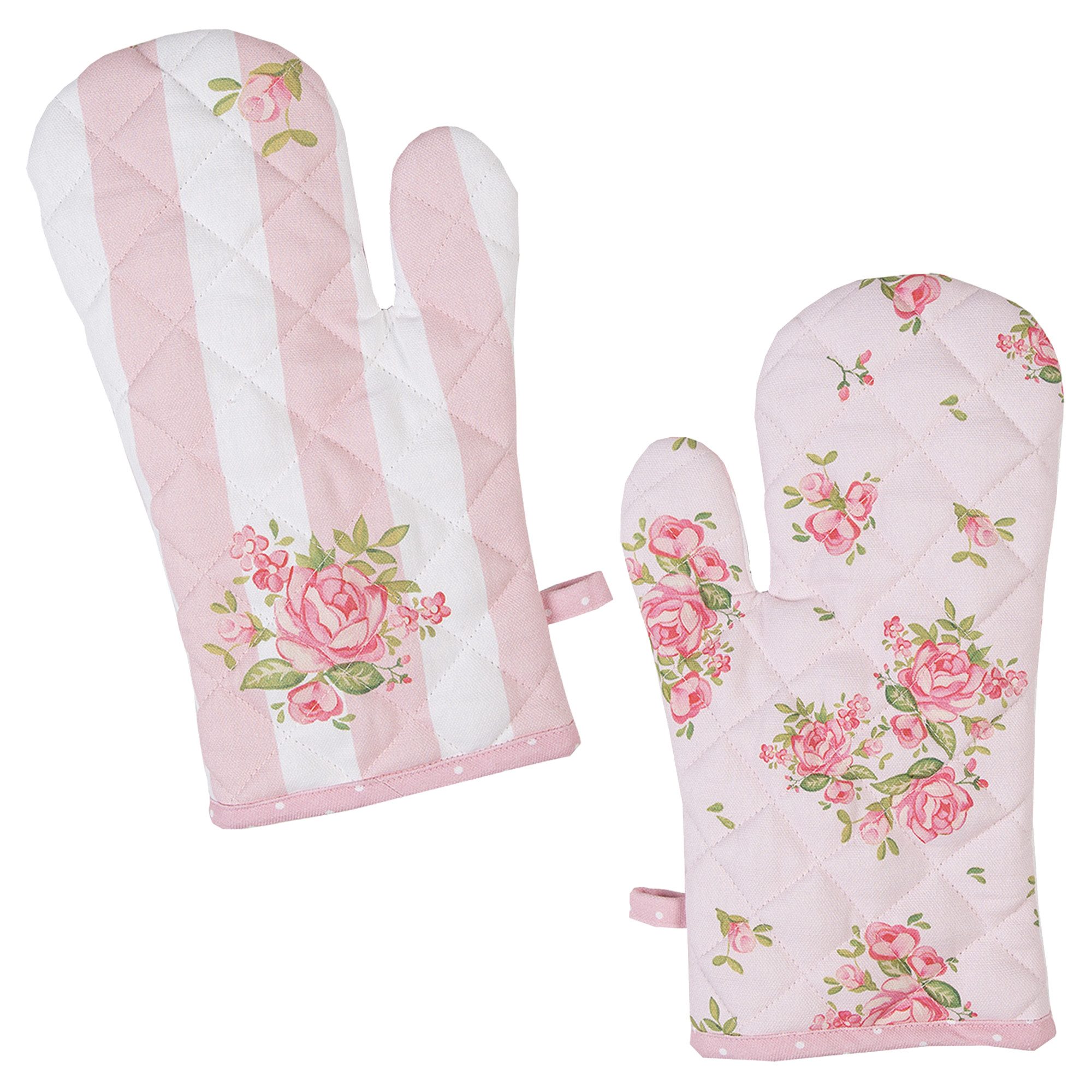 Clayre & Eef Topfhandschuhe Sweet Roses, günstig online kaufen