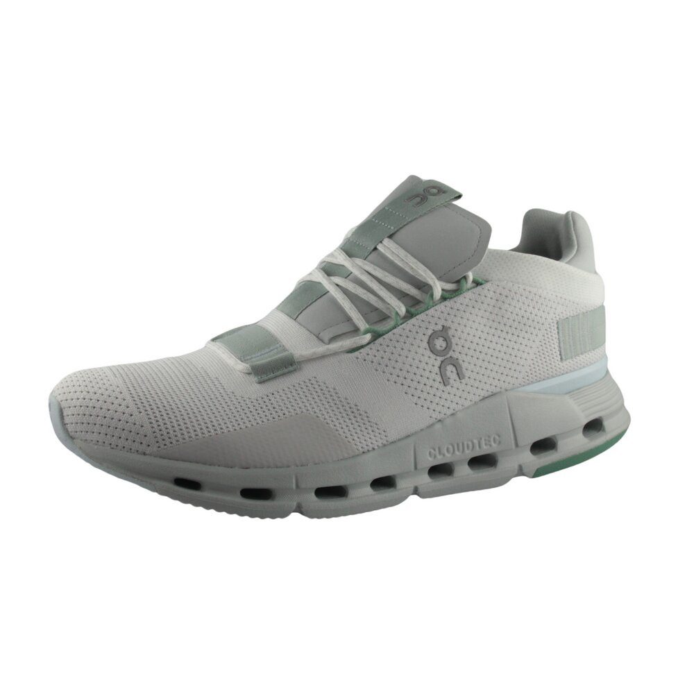 ON - Cloudnova - 2697888 - Undyed-White/Glacier Schnürschuh