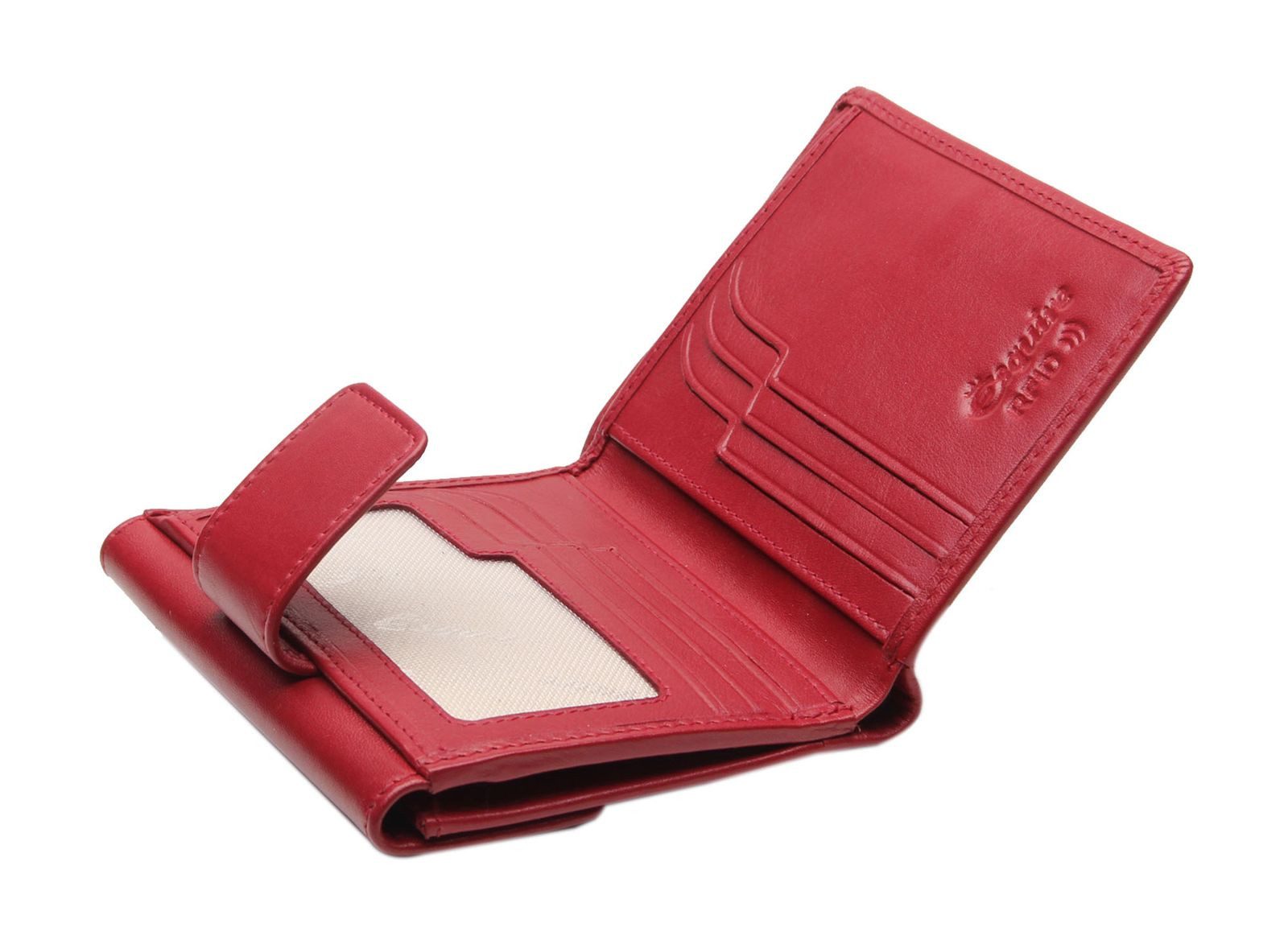 Esquire Geldbörse Lady Wallet RFID, aus echtem Leder mit RFID-Blocker Schutz und Geheimfach