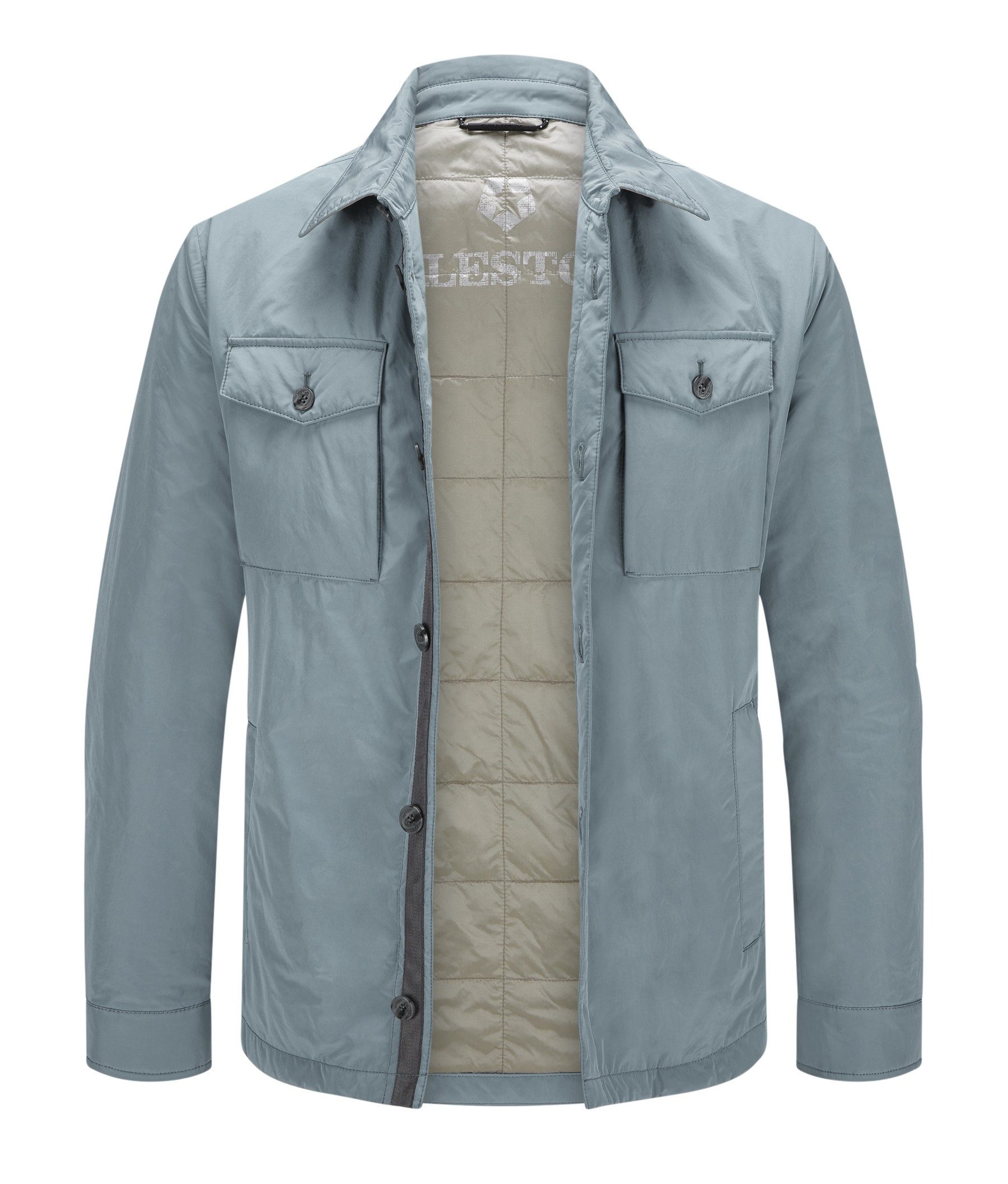 Milestone Hemdjacke MSBakersfield leichte Übergangsjacke atmungsaktiv, wasserabeisend