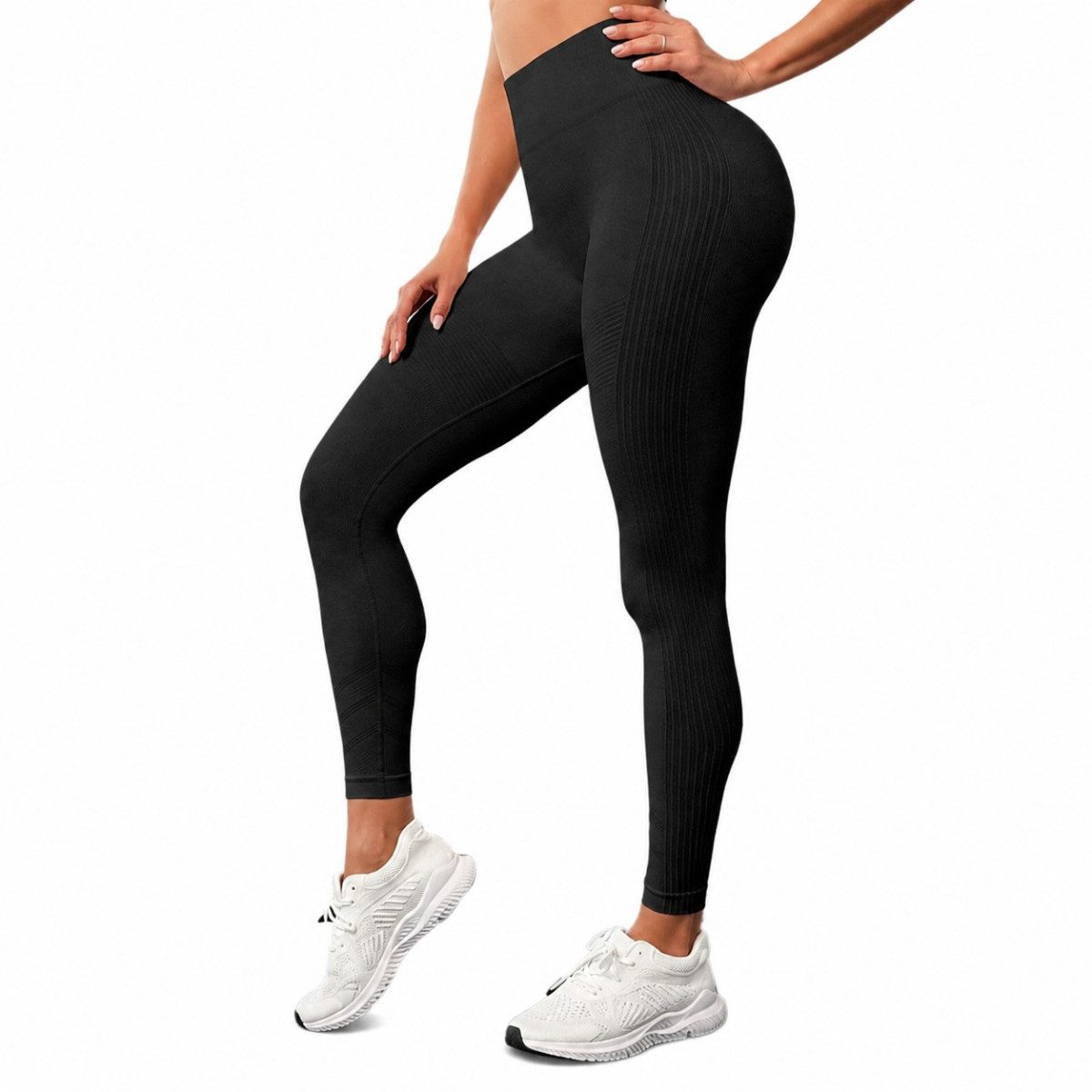 COFI 1453 Leggings ActiveFit (Einzelartikel) Nahtloses Design mit figurformender Wirkung