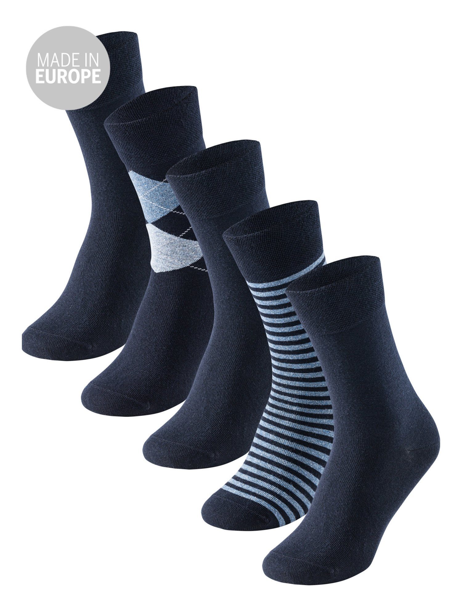 Schiesser Freizeitsocken Bluebird (5-Paar)