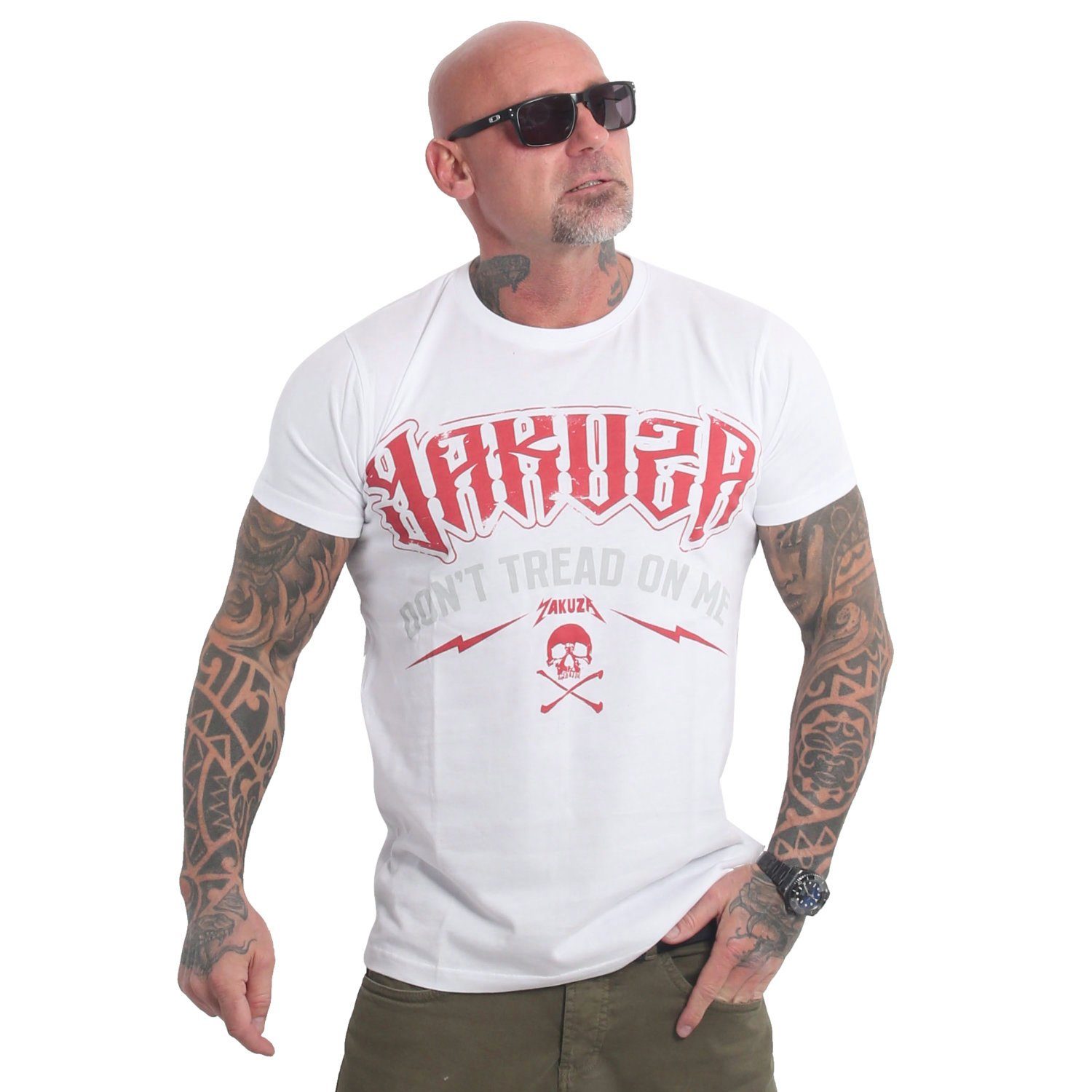 YAKUZA T-Shirt Tread weiß