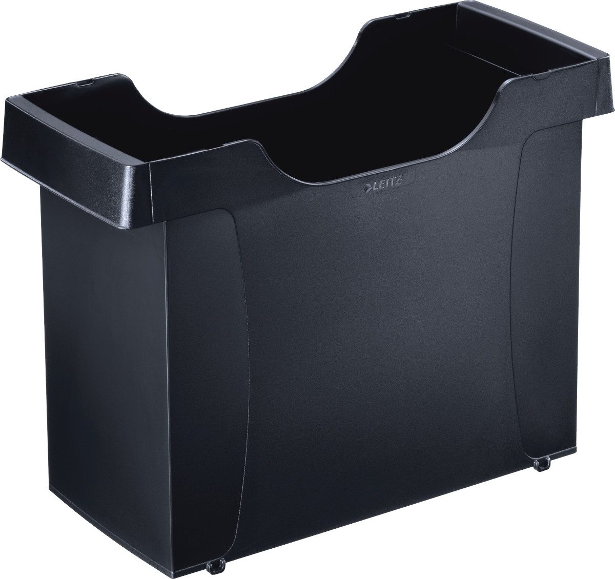 LEITZ Aufbewahrungsbox Hängemappenbox Uni-Box Plusschwarz (ohne Inhalt)