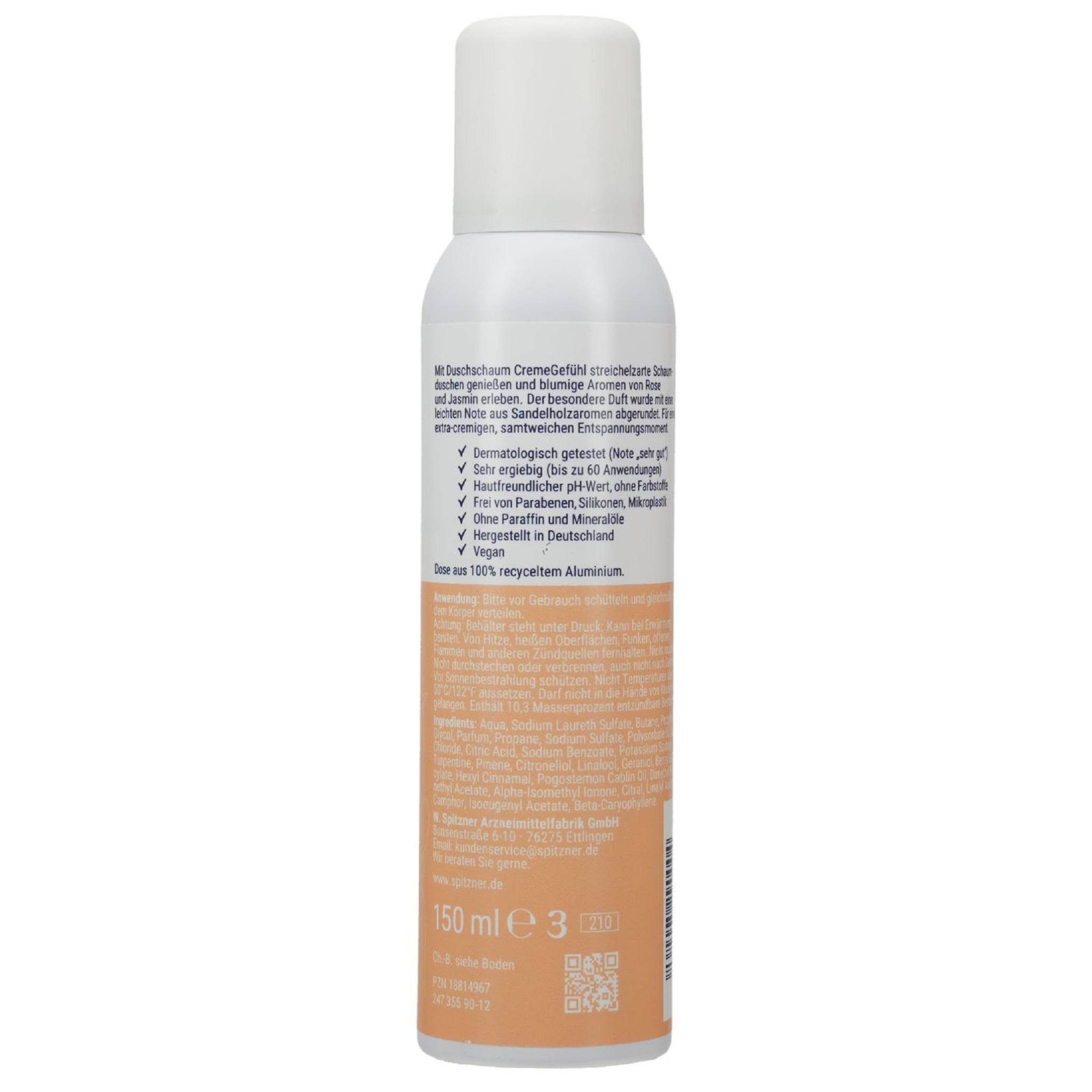 Spitzner Duschschaum SPITZNER Duschschaum CremeGefühl 150ml PZN 18814967