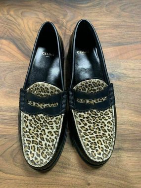 CELINE CELINE LUCO TIGER LEO LOAFERS SLIPPERS HALBSCHUHE MOKASSINS SCHUHE SHO Sneaker Ballerinas