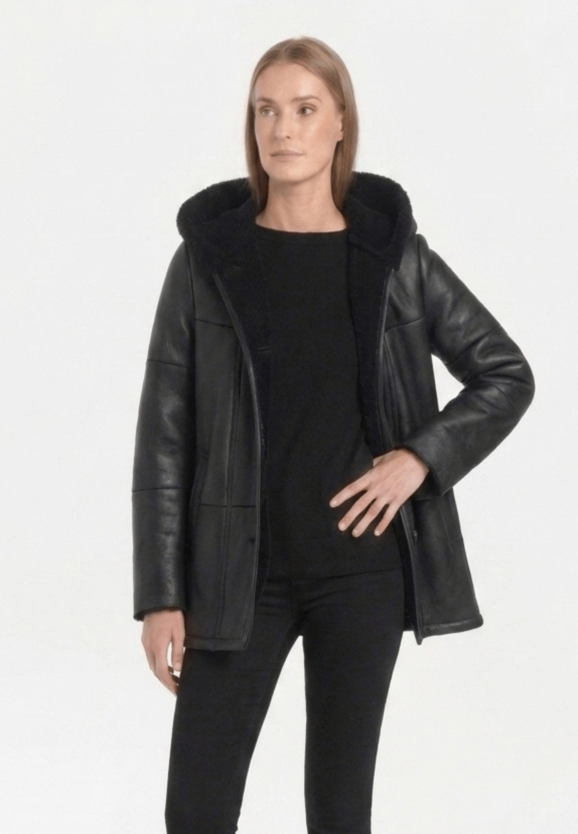Valcuer 1887 Lederjacke Vivi VC (1-St) aus echtem Leder