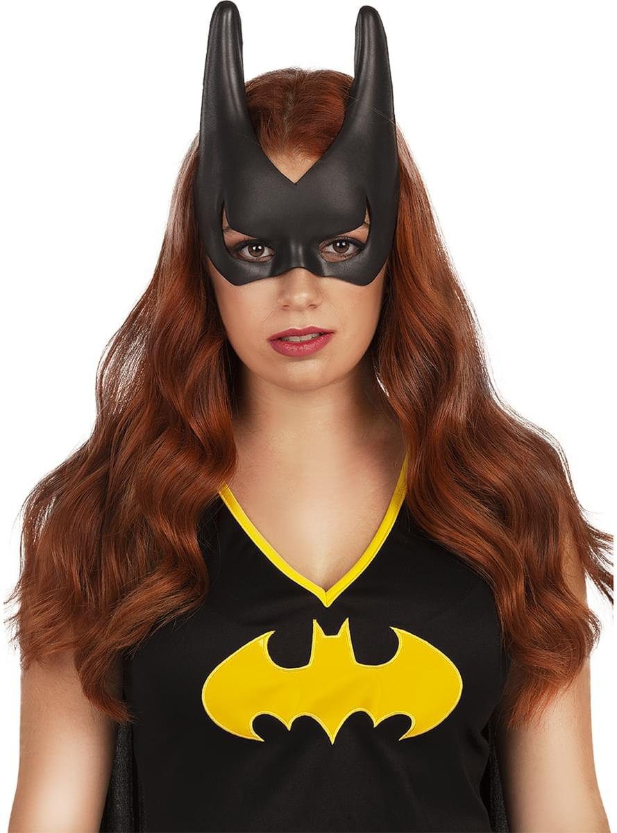 Verkleidungsmaske Batgirl Superheldin Maske - Fasching Karneval