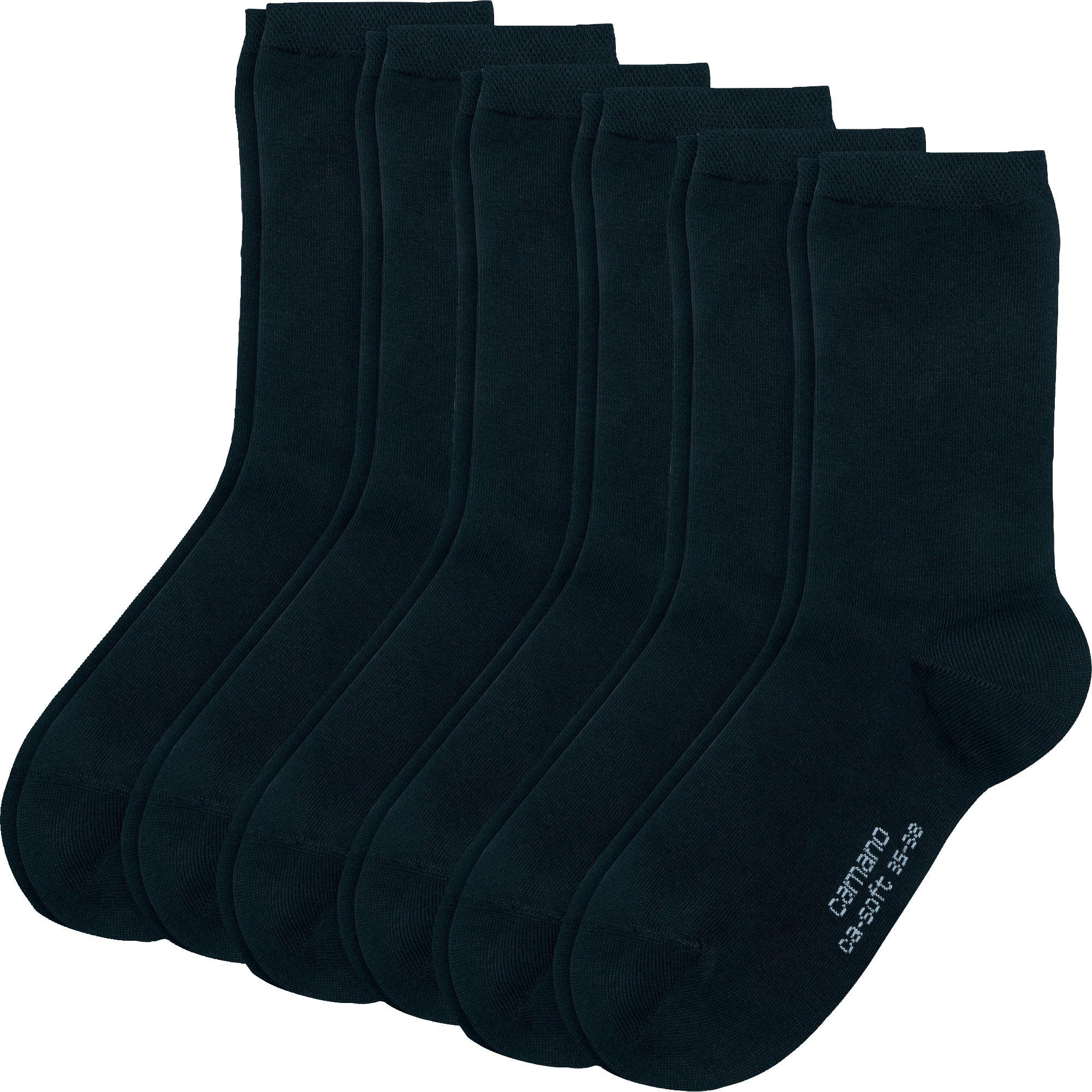 Camano Socken Damen-Socken 6 Paar Uni marine