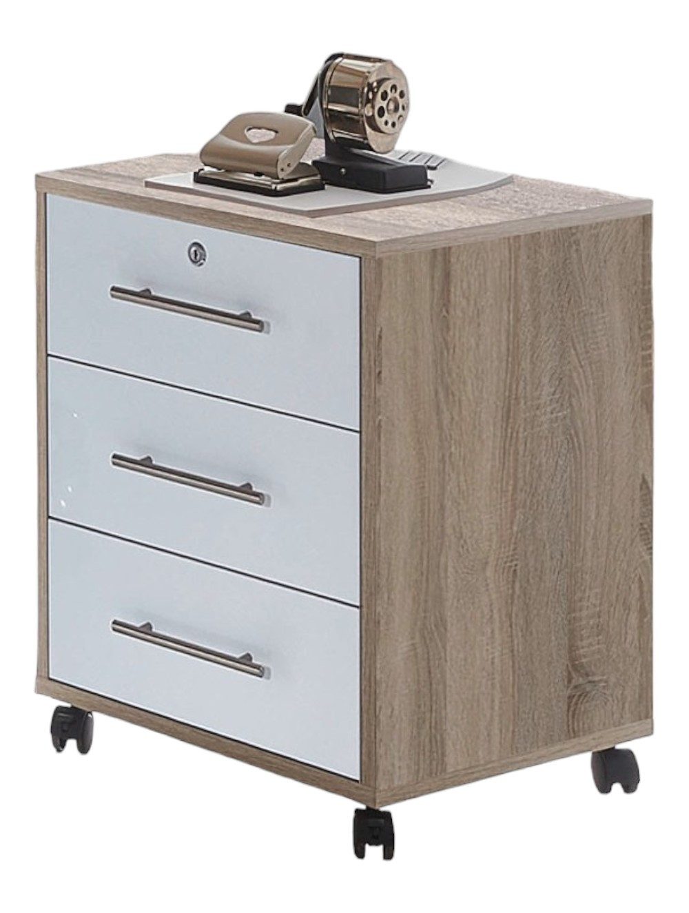 moebel-dich-auf Rollcontainer OFFICE EDITION, Metallgriffe, 1 günstig online kaufen