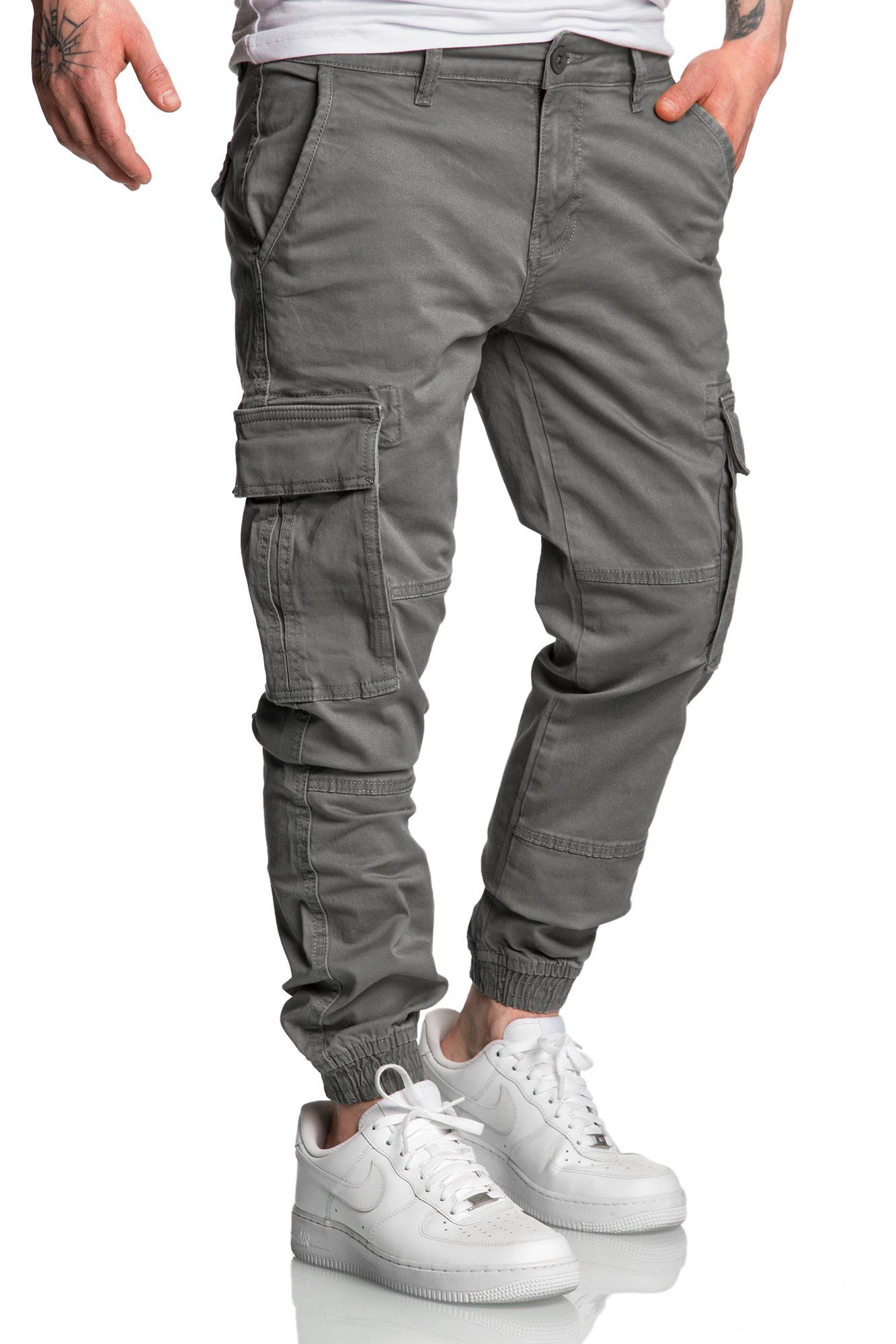 REPUBLIX Cargohose Luke Herren Cargo Jogger Chino Hose Jeans – Bild 4 von 5