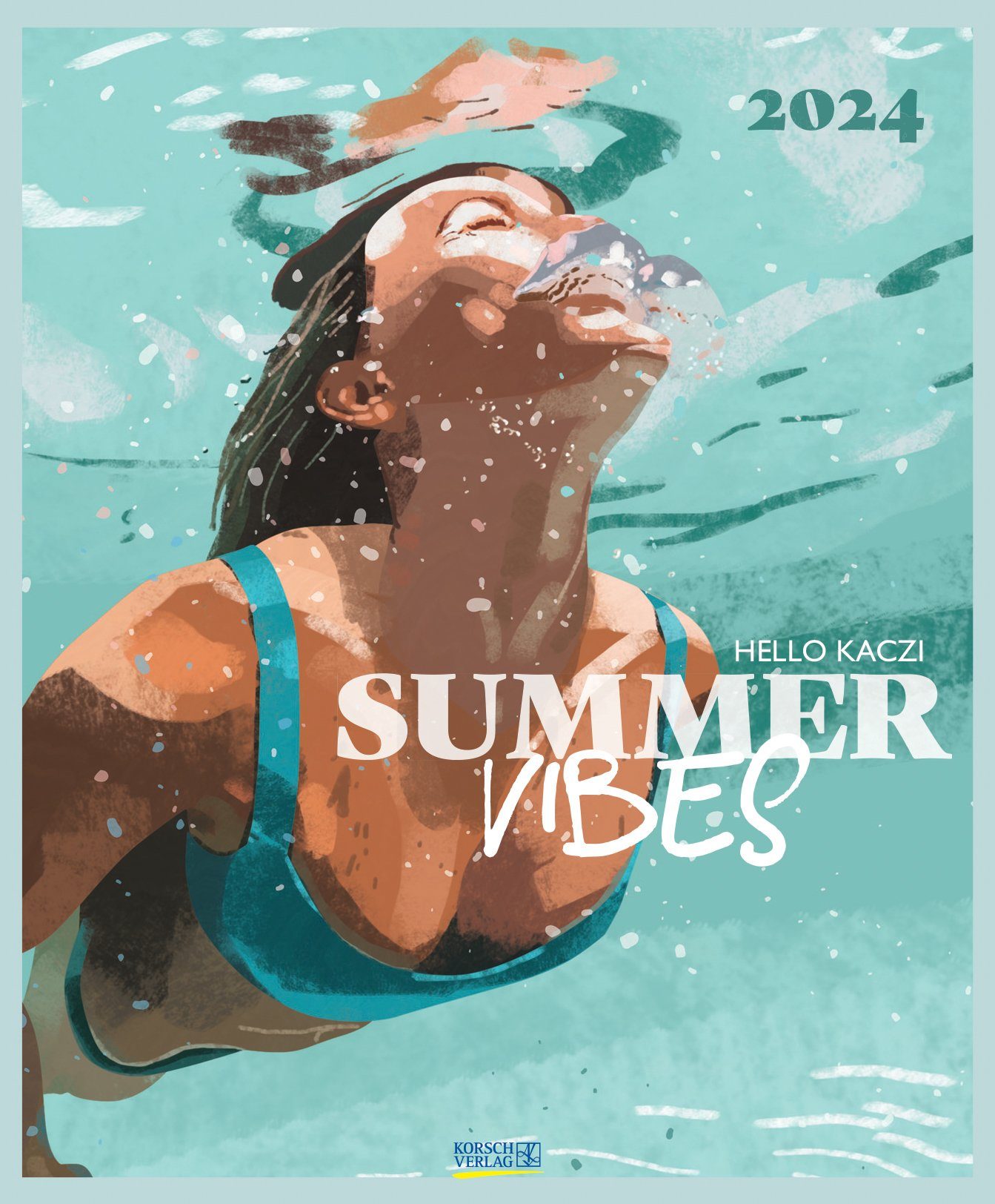 Korsch Verlag Kunstkalender Korsch Verlag Kalender Sommer Vibes 2024