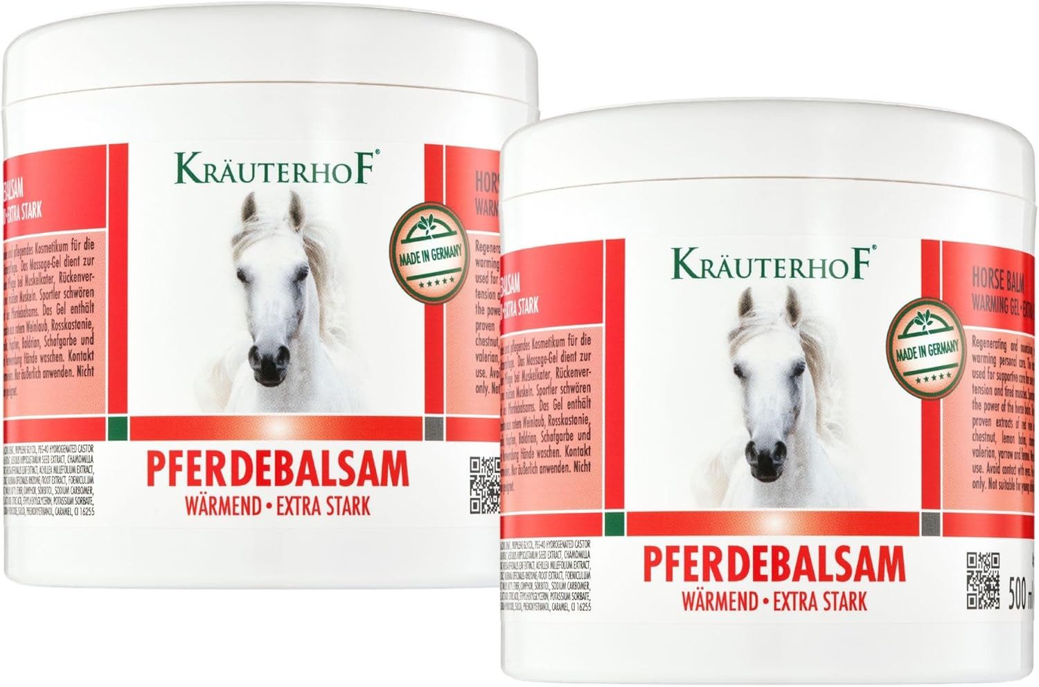Kräuterhof Körpercreme Kräuterhof Pferdebalsam DUO (2x500ml)