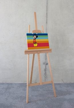 Komar Leinwandbild Mickey Band of Color, (1 St), 30x40 cm (Breite x Höhe), Keilrahmenbild
