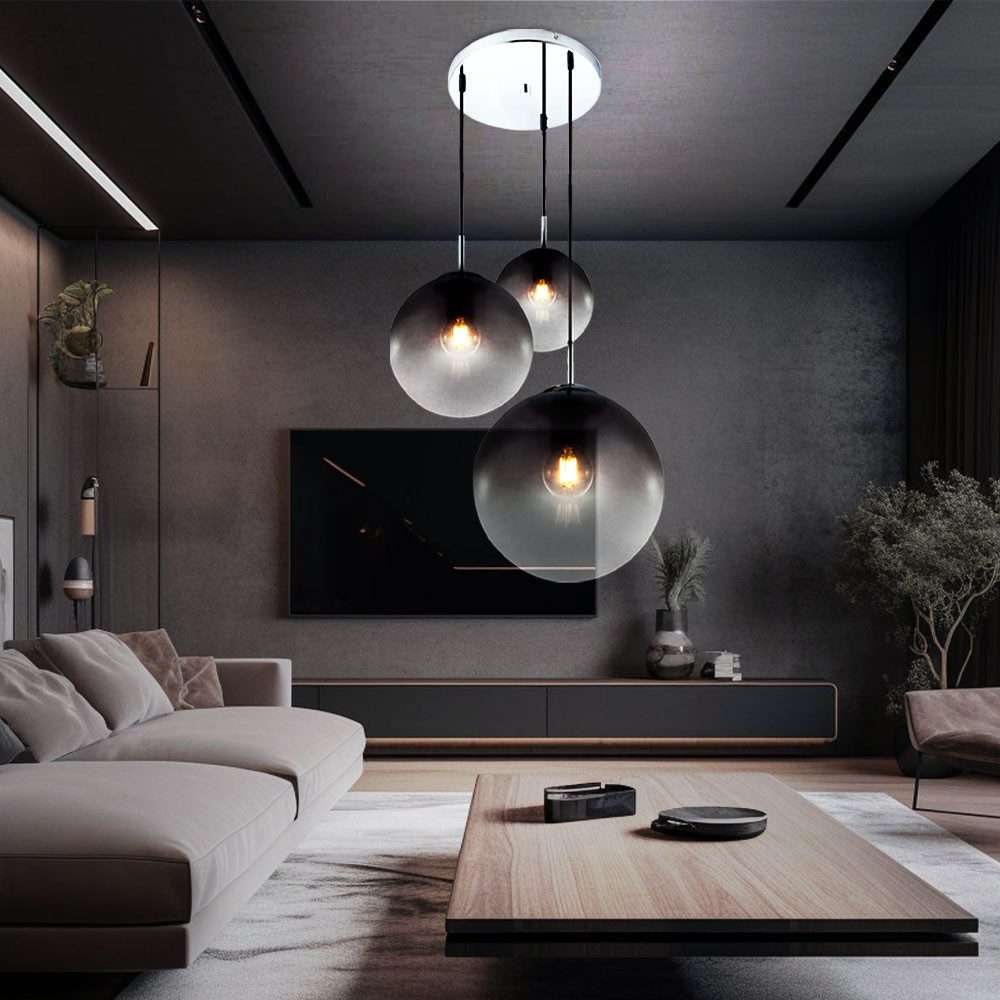 GLOBO LIGHTING Kugelleuchte, Leuchtmittel nicht inklusive, Chrom Decken Pen günstig online kaufen