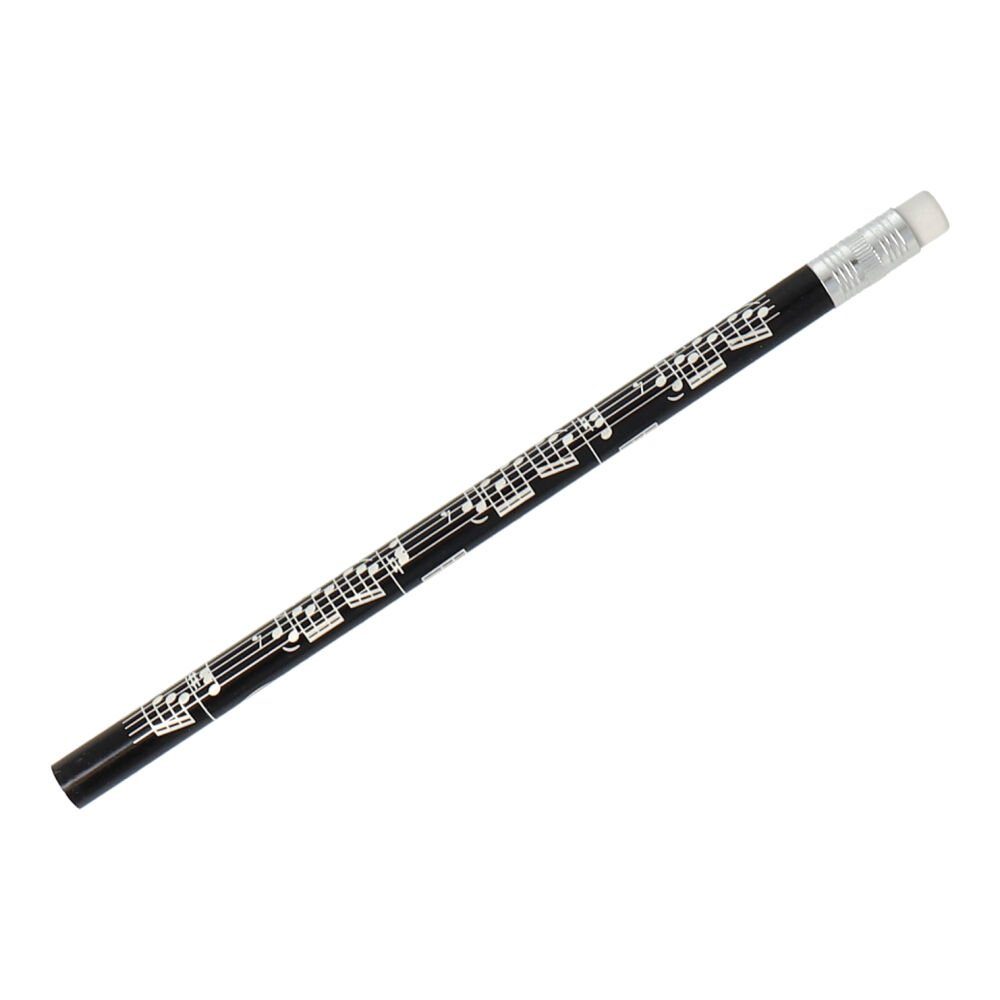 Bleistift mugesh Musiker Bleistift (10er-Set) Notenzeilen schwarz, für Jumbo