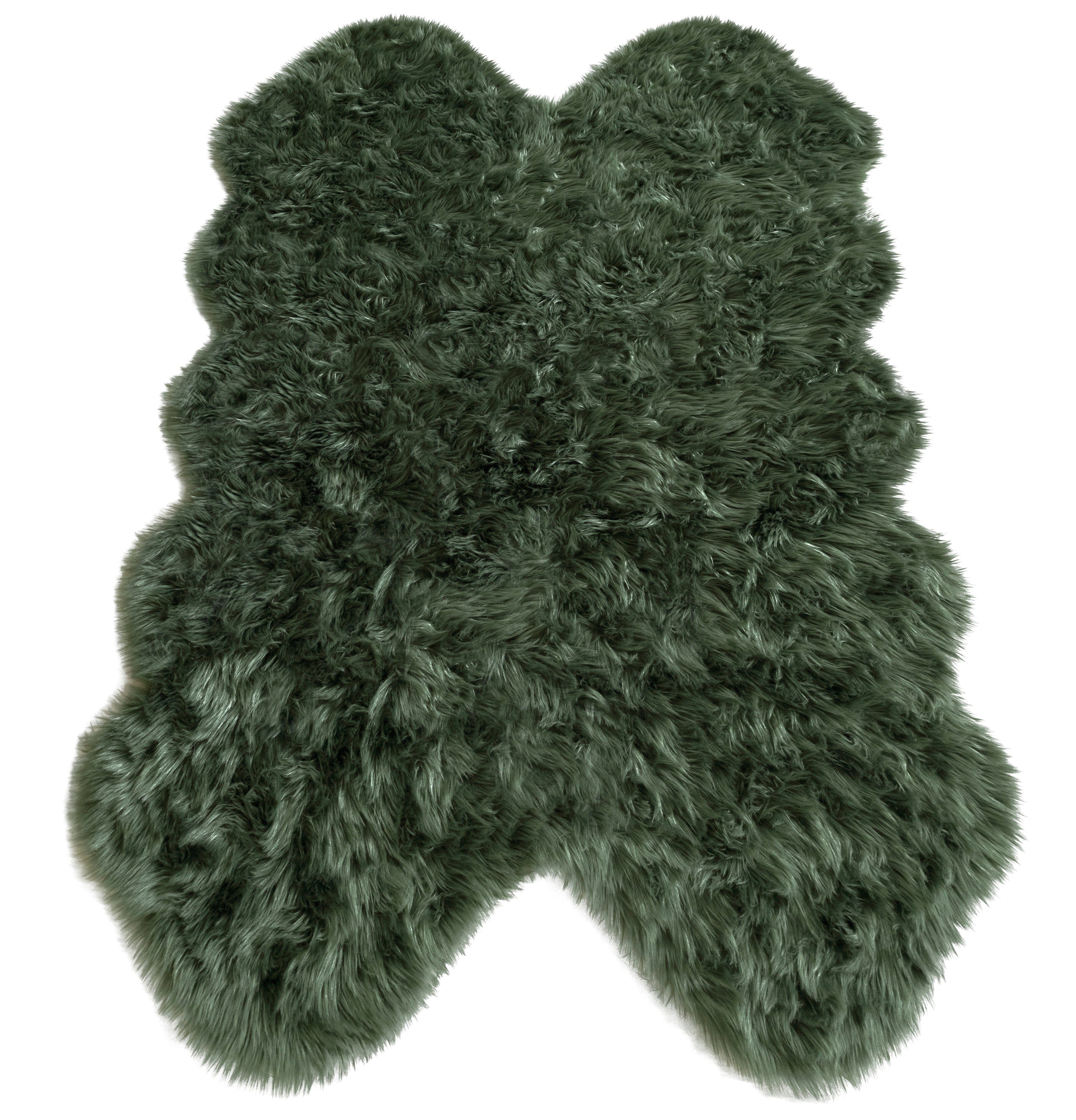 Fellteppich Dena Teppiche, Home affaire, fellförmig, Höhe: 60 mm, Kunstfell, weich, Uni-Farben, Wohnzimmer, Schlafzimmer, Esszimmer