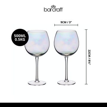 Creative Tops Weinglas Barcraft, Glas, Transparent H:22cm D:10cm Glas